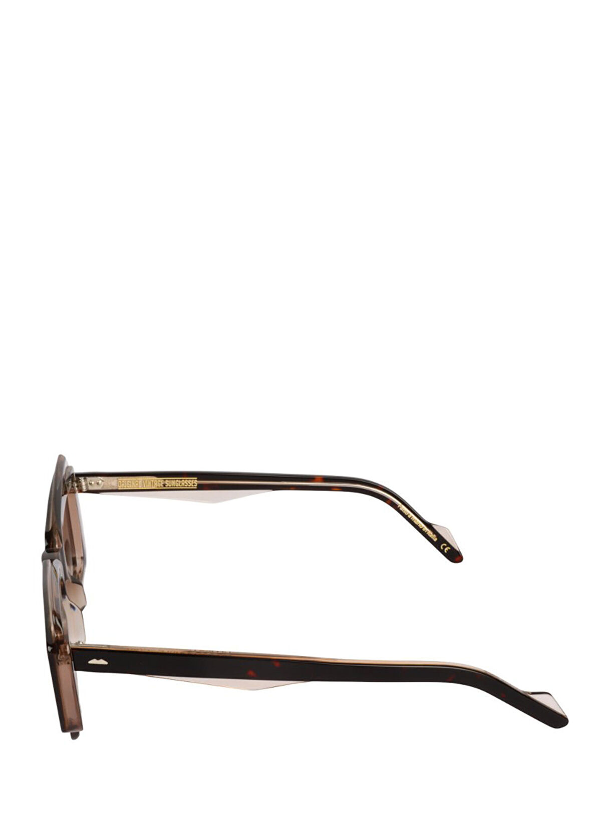 Original Vintage Sunglasses Gloss Double GD 01 Havana Rose Asetat Unisex Güneş Gözlüğü - 3