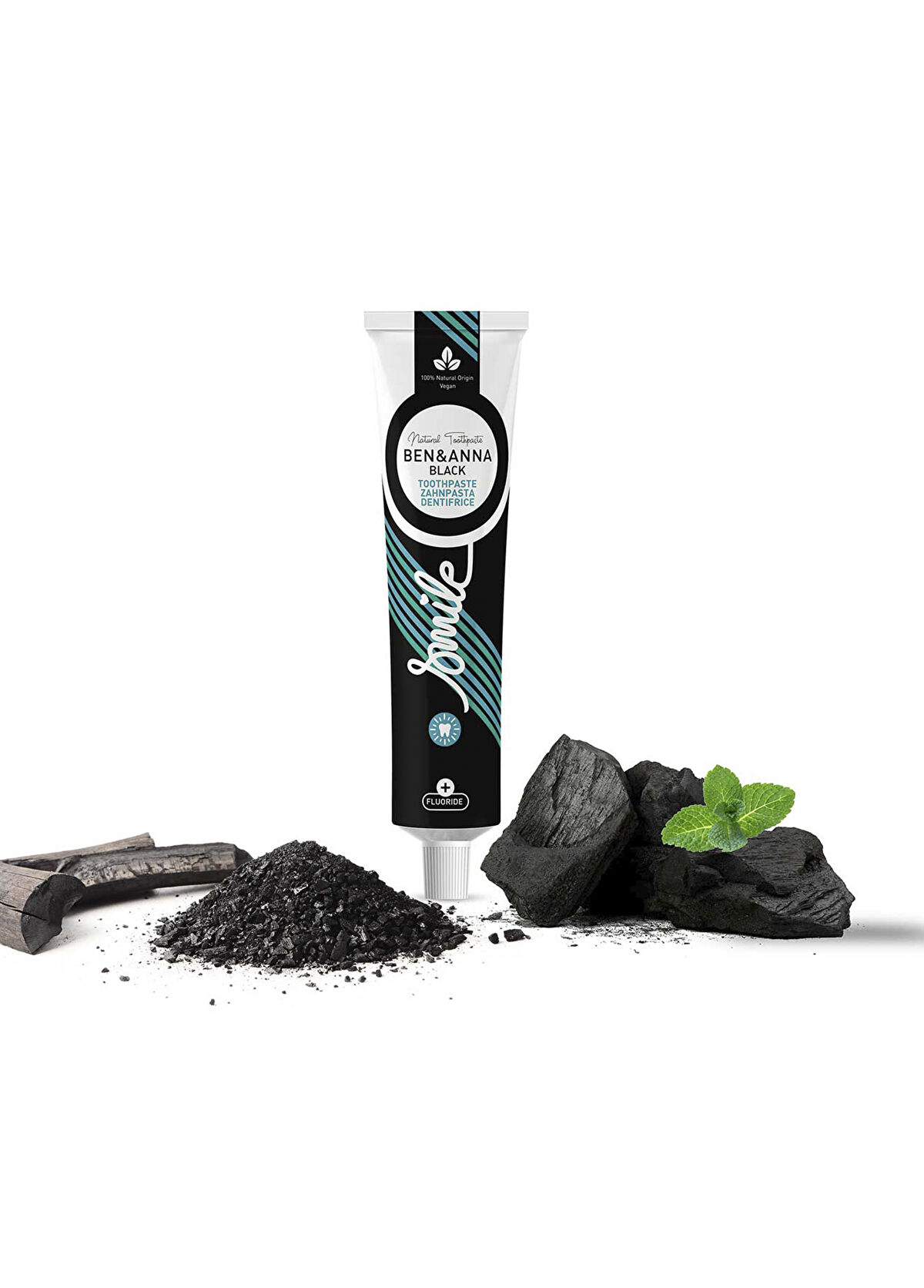 Ben Anna Vegan Toothpaste Black Karbon Diş Macunu 75 ml - 3