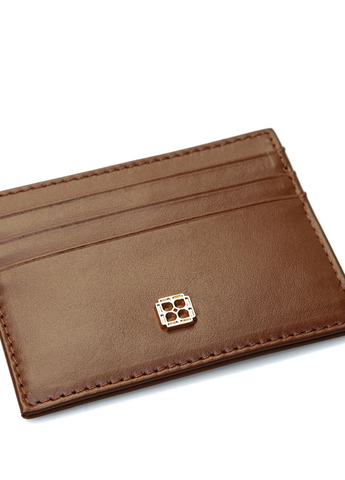 Beymen Hediye Taba Logo Detaylı Kadın Deri Kartlık - 3