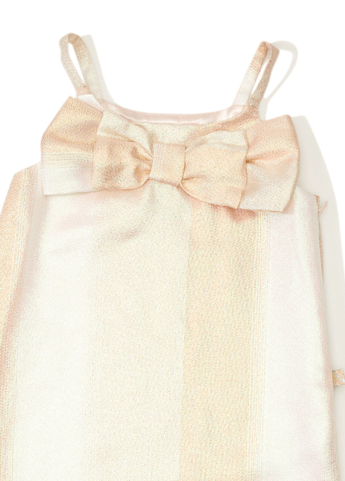 Billieblush Çok Renkli Fiyonk Detaylı Kız Çocuk Elbise - 3