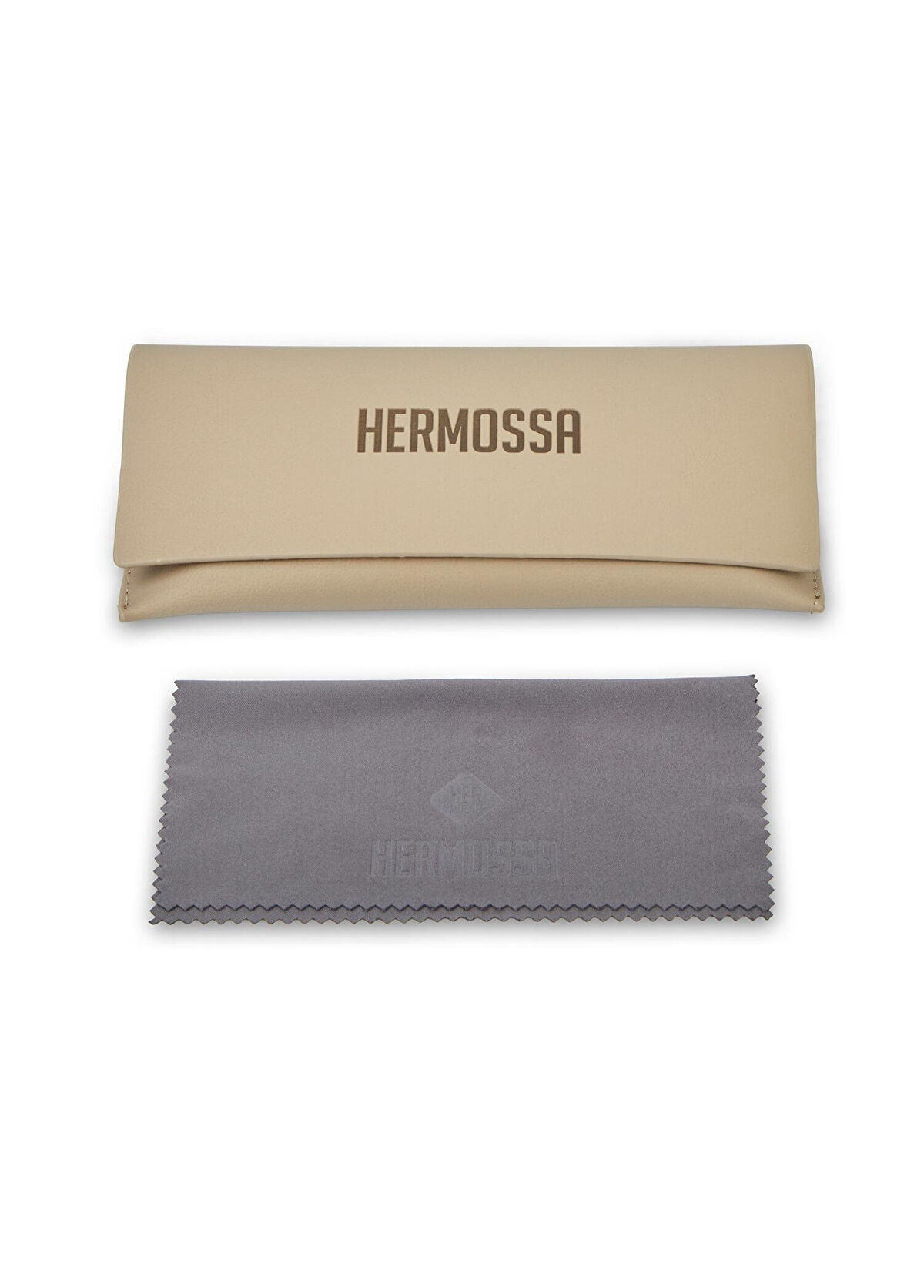 Hermossa Charles HM 1743 C4 Şeffaf Kahve Asetat Unisex Güneş Gözlüğü - 3