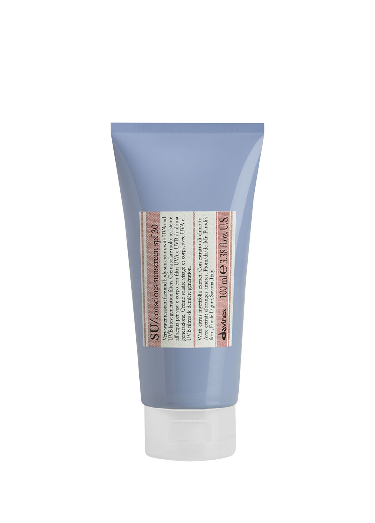 Davines SU Conscious Sunscreen SPF30 Güneş Kremi 100 ml - 1