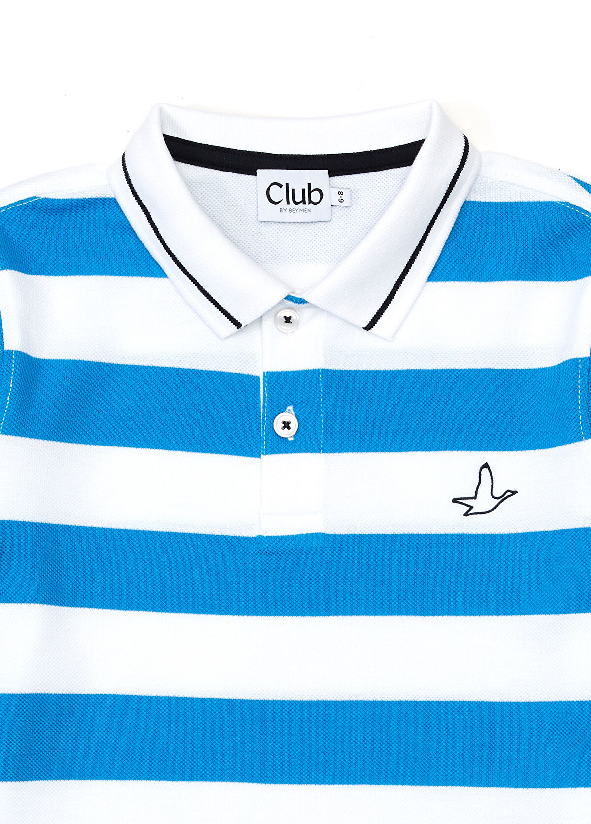 Beymen Club White Cobalt Polo Collar T-Shirt - 3