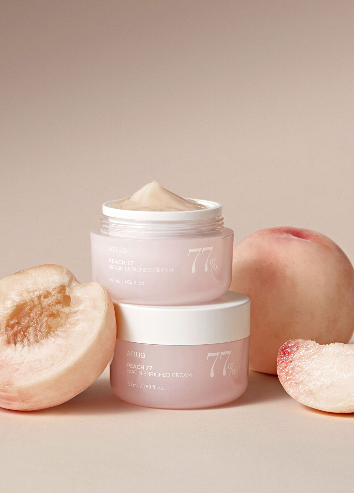 Anua Peach Skin Brightening and Elasticity Preserving Peach Extract Moisturizing Cream 50 ml - 3