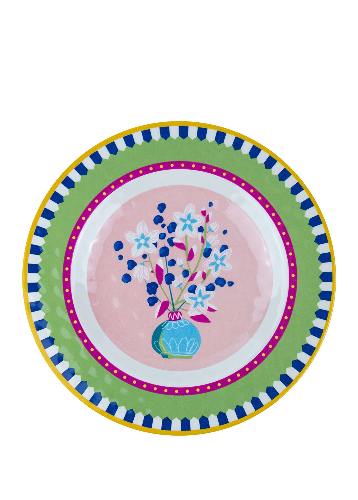 Baci Milano Mamma Mia 6lı Melamin Tabak Seti - 1