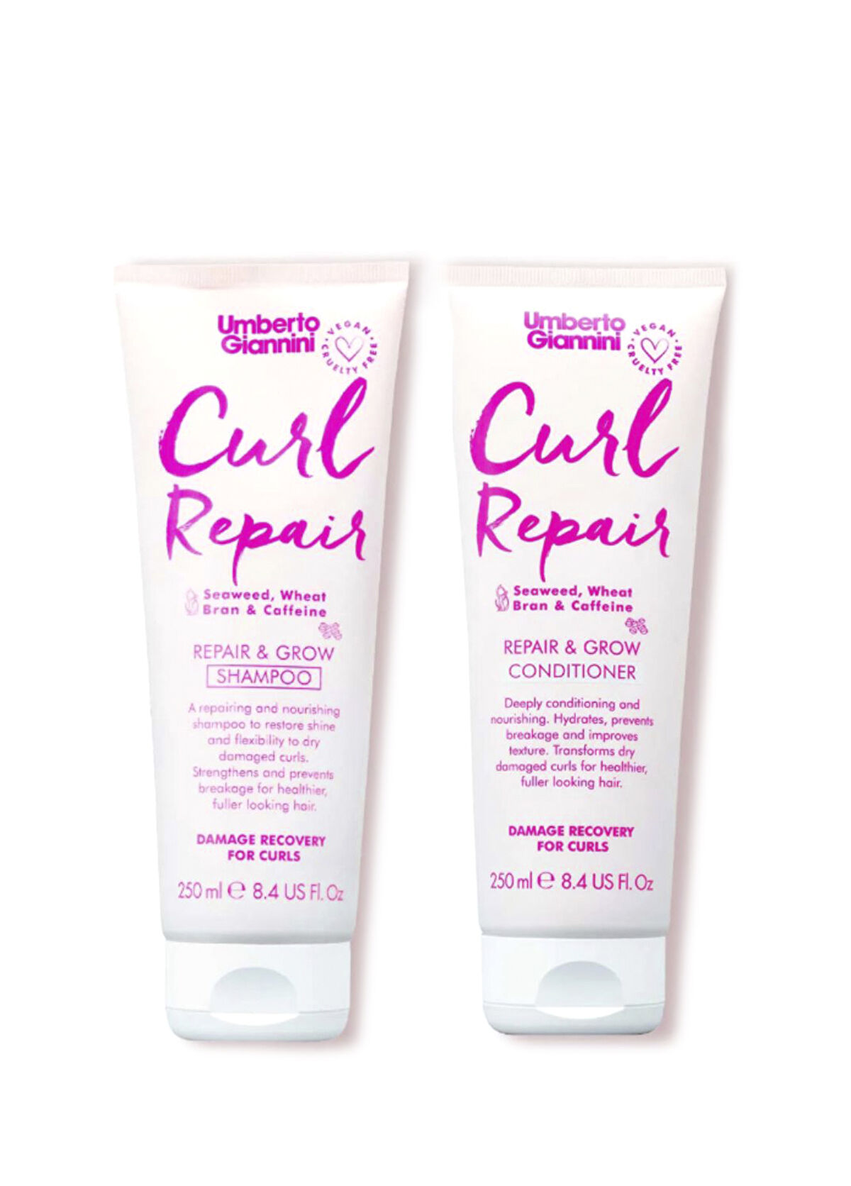 Umberto Giannini Curl Repair Bukle Onarıcı 2'li Şampuan ve Saç Kremi Bakım Seti - 1