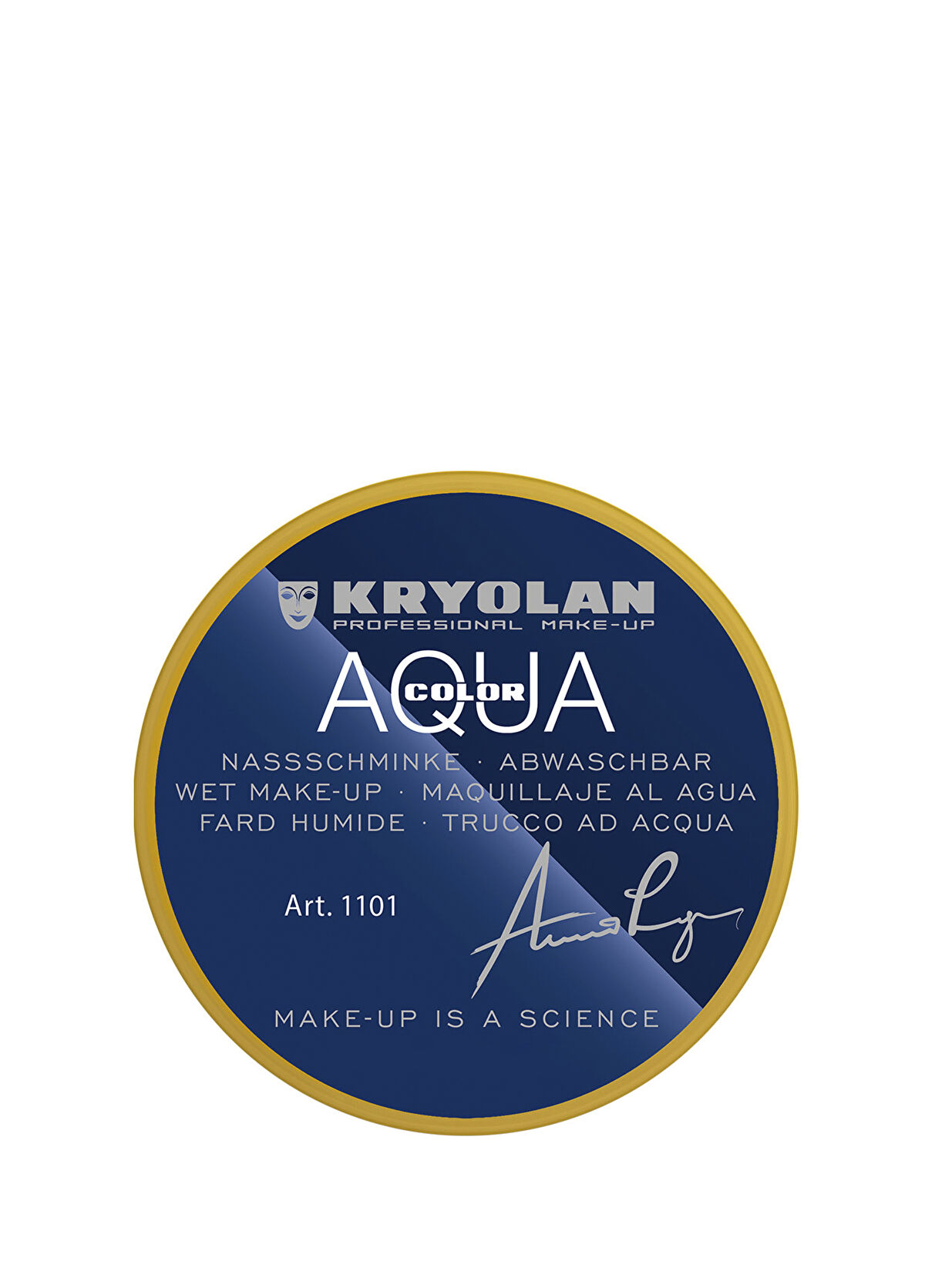Kryolan Aquacolor 101 Eyeliner 8 ml - 1