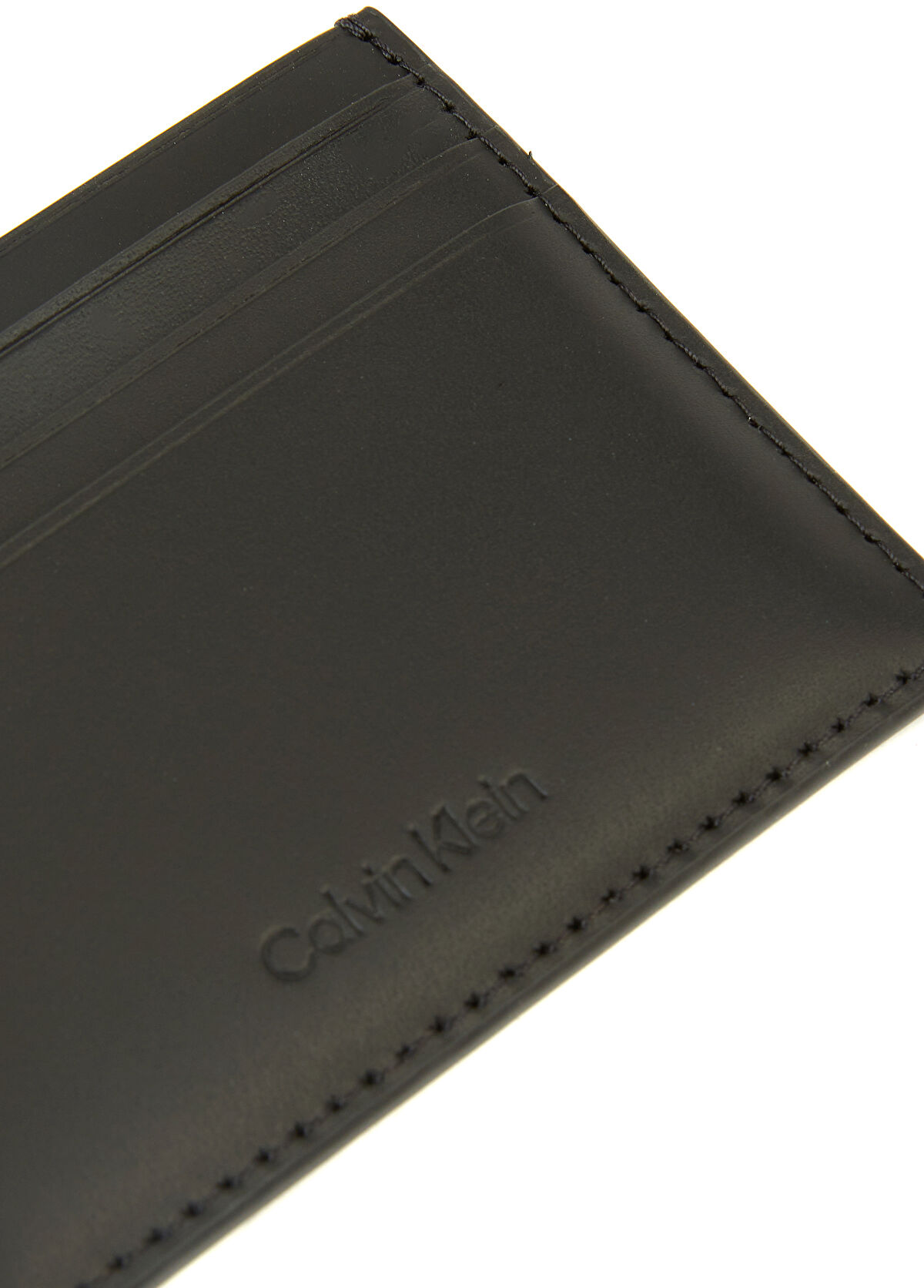 Calvin Klein Premium Siyah Erkek Deri Kartlık - 3