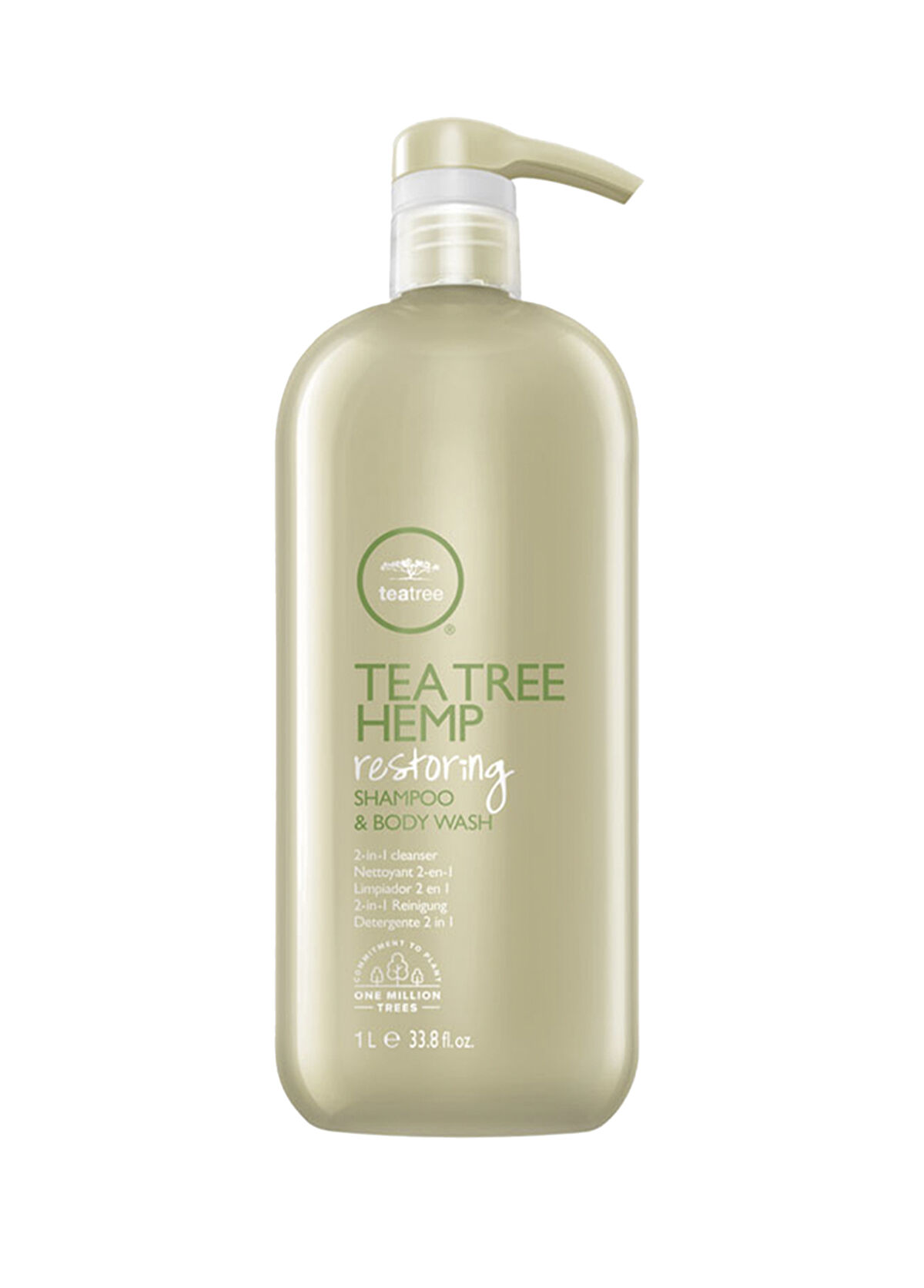 Tea Tree Hemp Restoring Onarıcı Saç ve Vücut Şampuanı 1000 ml - 1