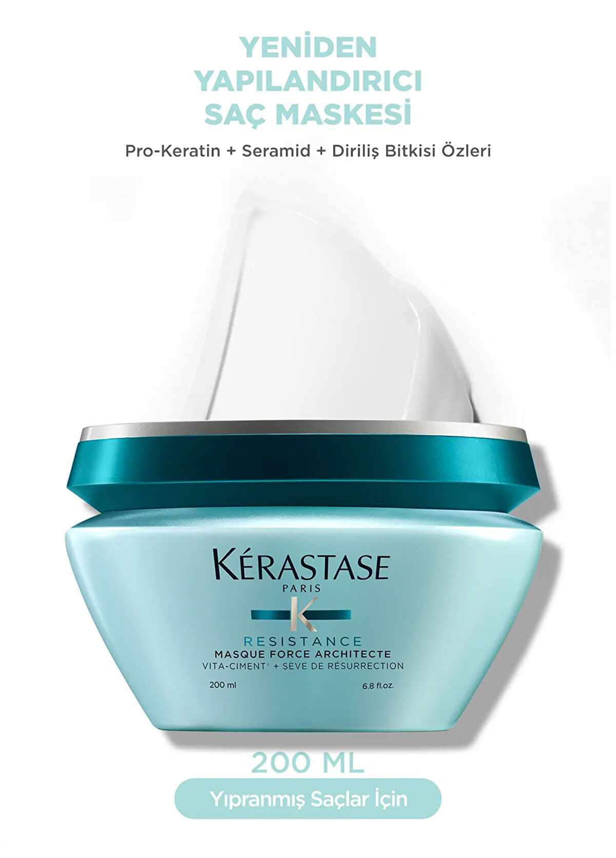 Kerastase Resistance Bain Therapiste Çok Yıpranmış Saçlar İçin Şampuan 250 ml + Onarıcı Maske 200 ml 2'li Saç Bakım Seti - 3