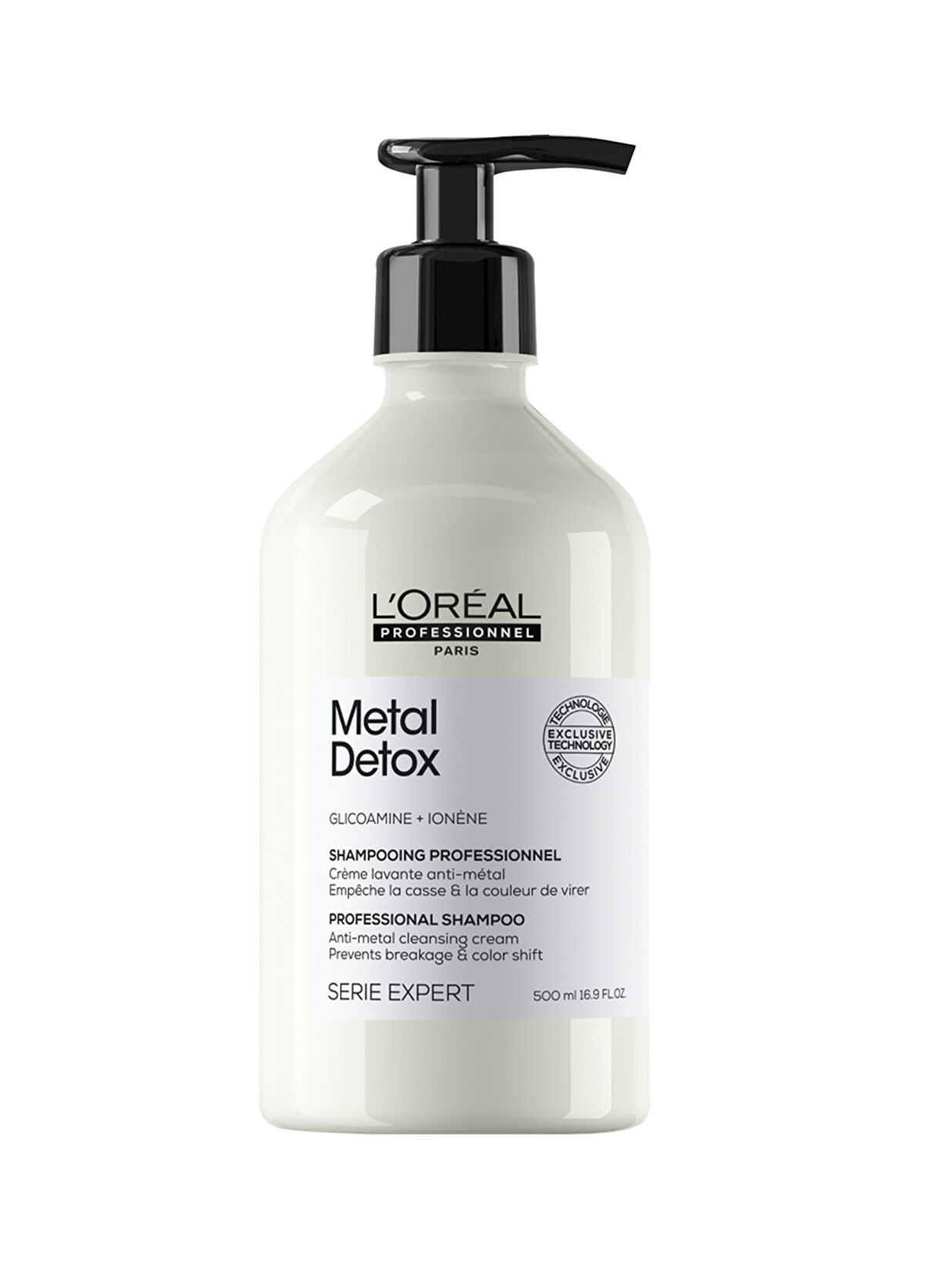 Loreal Professionnel Paris Serie Expert Metal Detox Anti-Metal Clarifying Shampoo for Tinted and Lightener Treated Hair 500 ml - 1