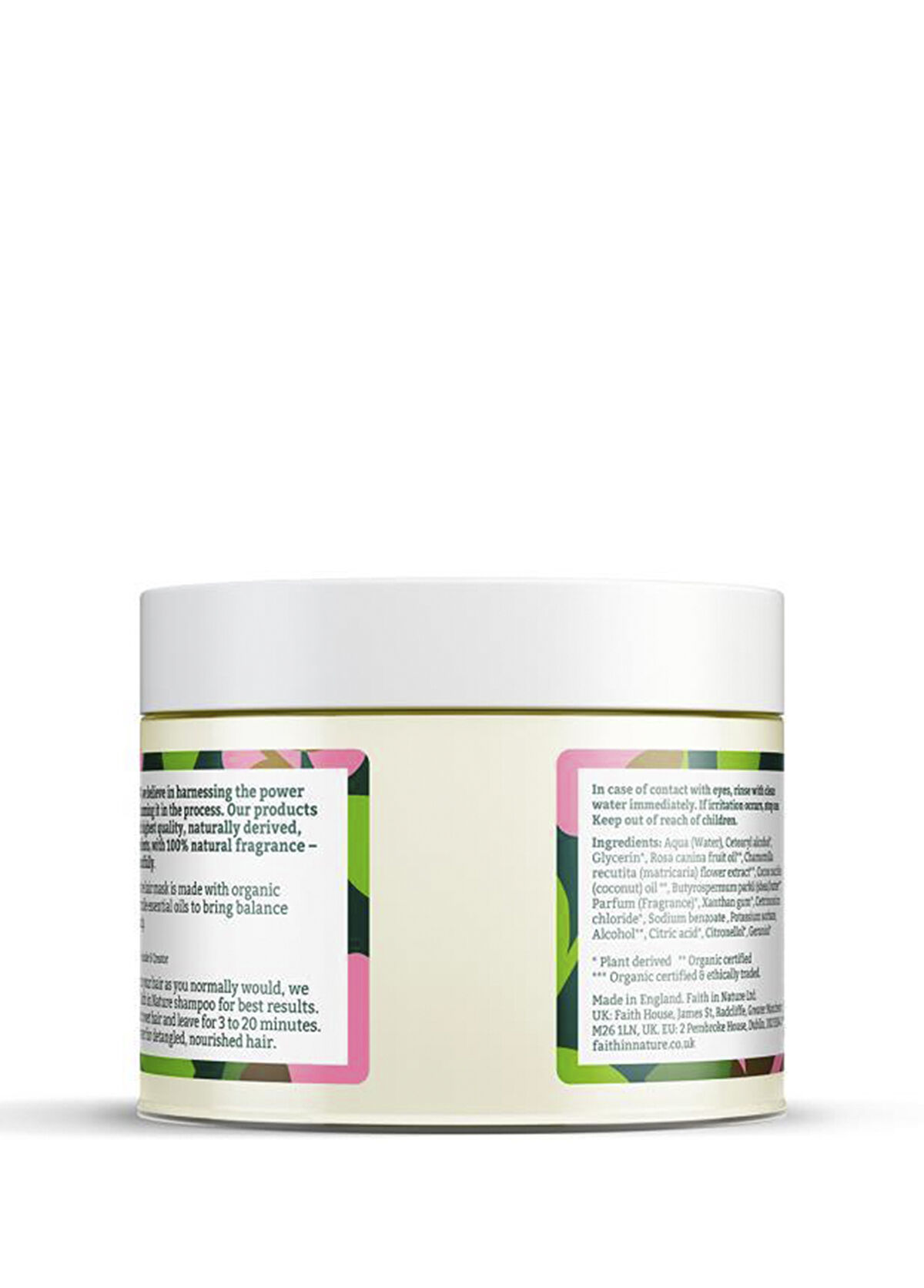 Faith In Nature Gül ve Papatya Aromalı Normal ve Kuruya Dönük Saçlar için Saç Bakım Maskesi - 3