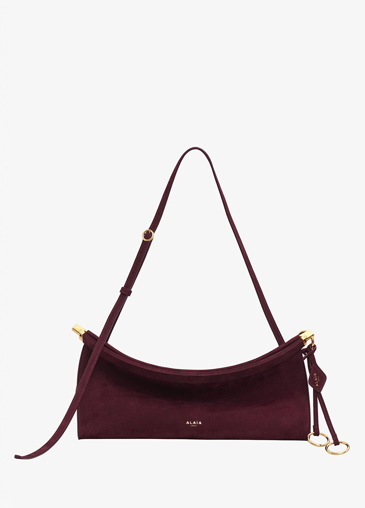 Alaïa Le Click East West Medium Burgundy Women's Leather - 1