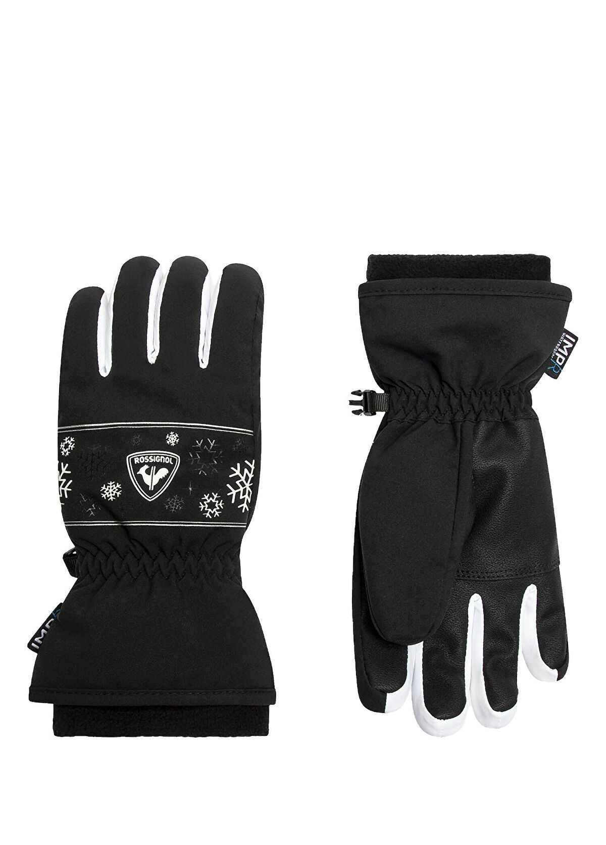 Rossignol Jr Jane Impr G Siyah Kız Çocuk Kayak Eldiveni - 1