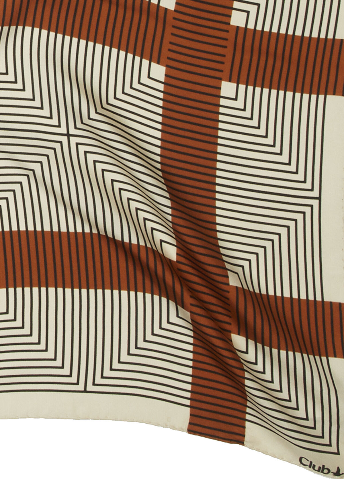 Beymen Club Bej Şerit Detaylı İpek Eşarp - 3