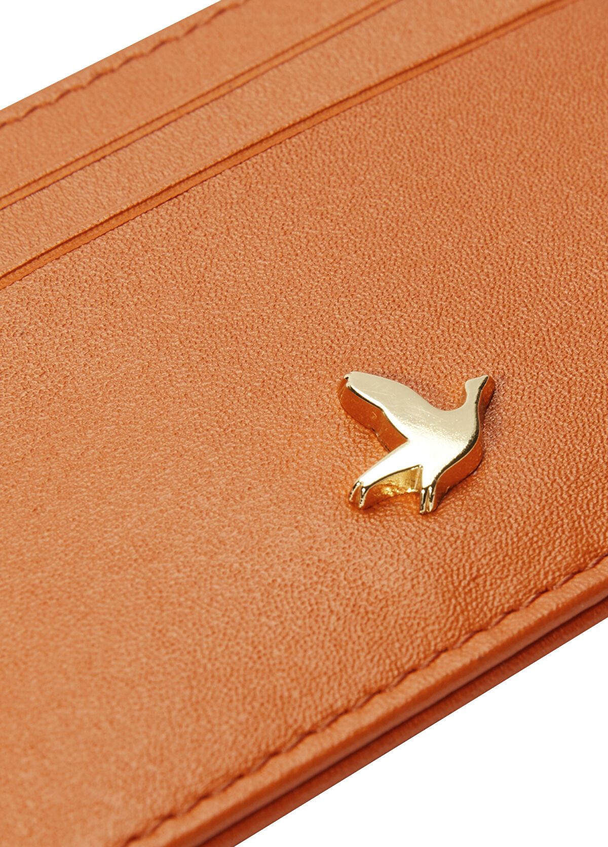 Beymen Club Orange Logo Women's Leather Card Holder - 3