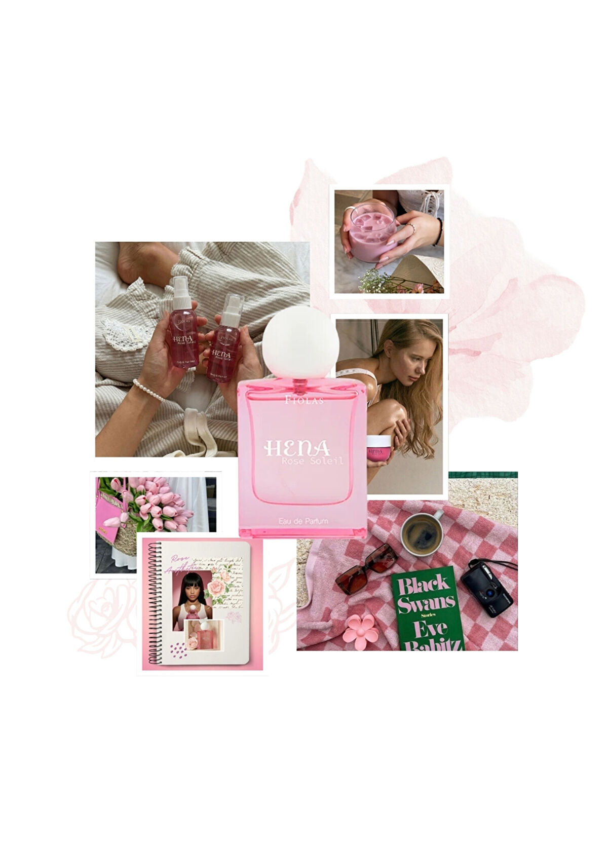 Fiolas Hena Rose Soleil EDP 50 ml Unisex Perfume - 3