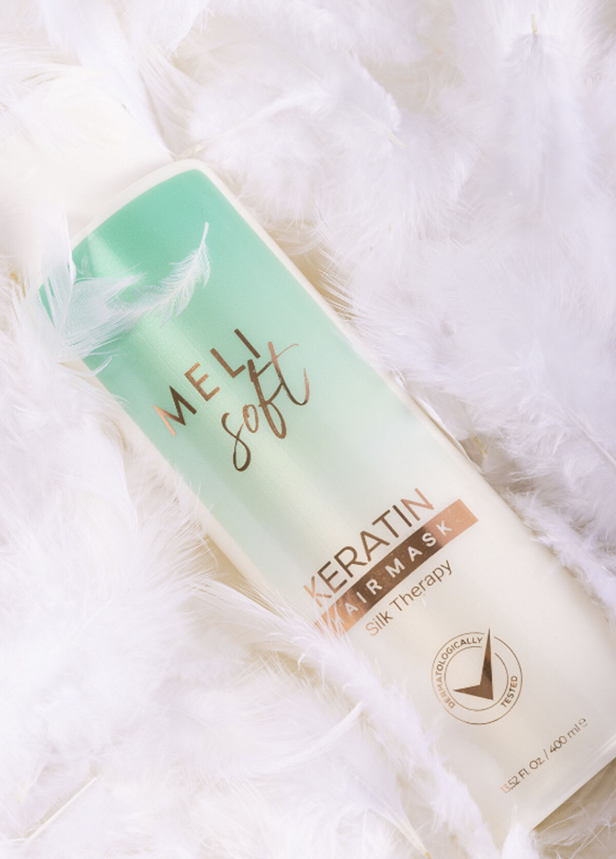 Melisoft Keratin Hair Mask Yıpranmış Saçlar İçin Onarıcı & Nemlendirici Saç Maskesi 400 ml - 3