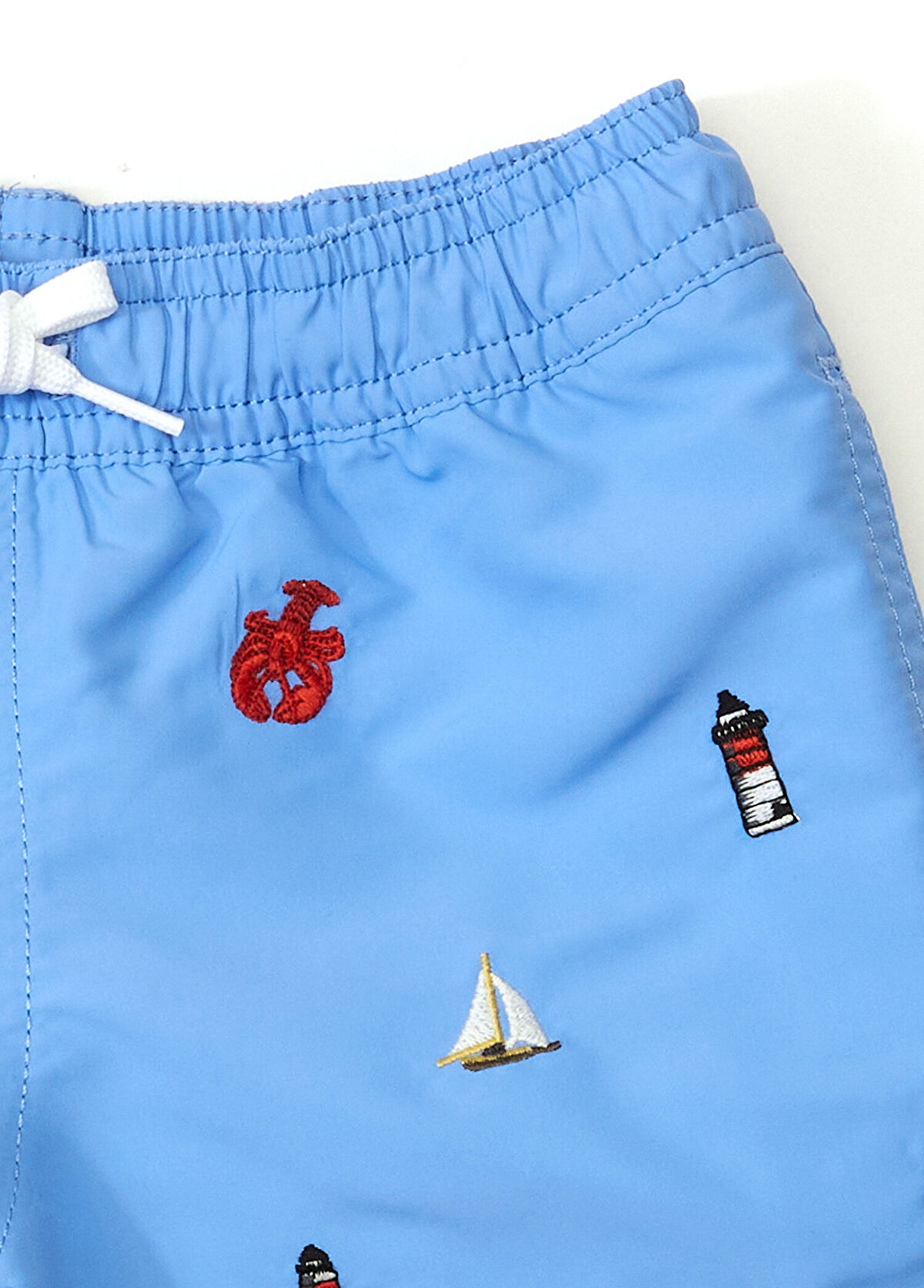 Polo Ralph Lauren Blue Embroidered Boys Swimsuit - 3