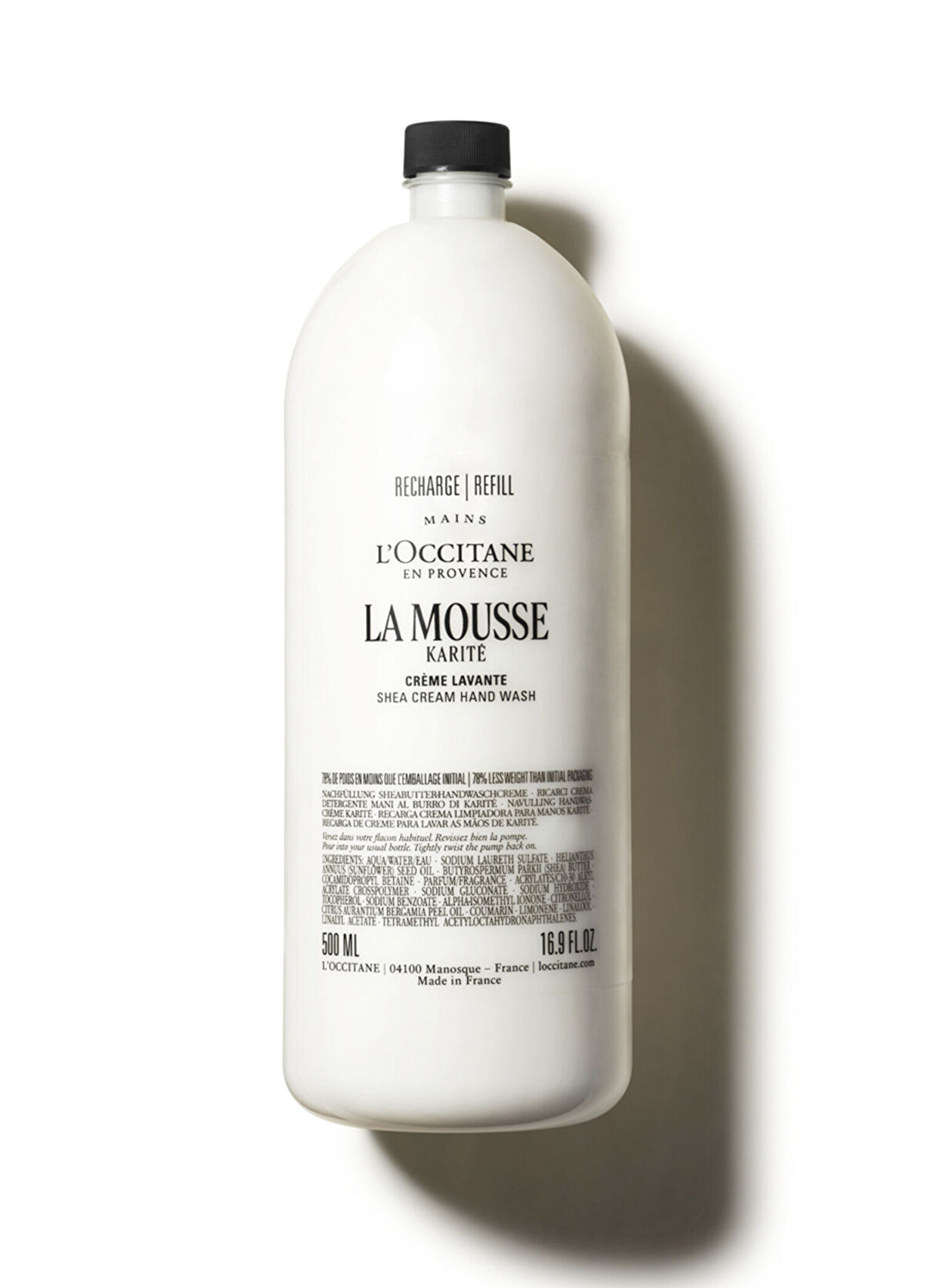 L'Occitane Shea Krem Sıvı El Sabunu Eko Yedek Refill 500 ml - 1