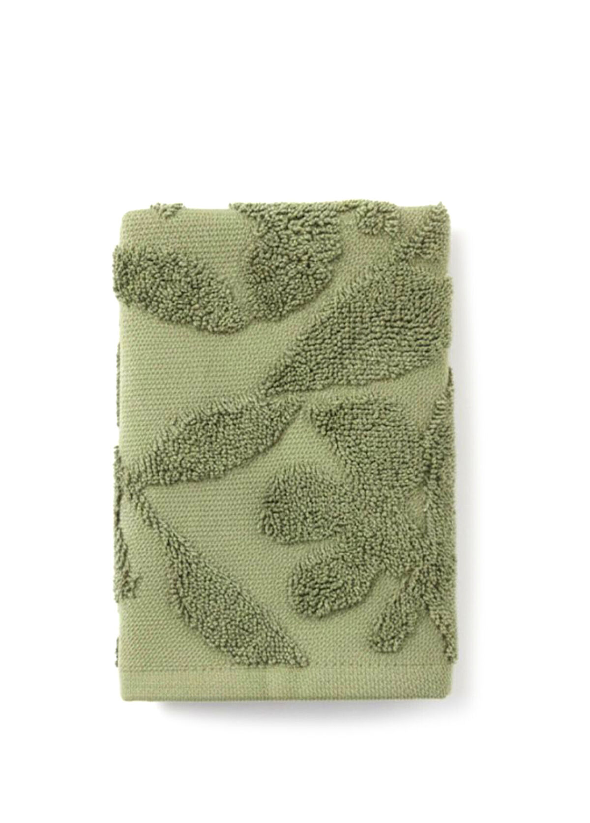 Azur.co Bloom Haki Pamuklu Banyo Havlusu 76 x 137 cm - 1