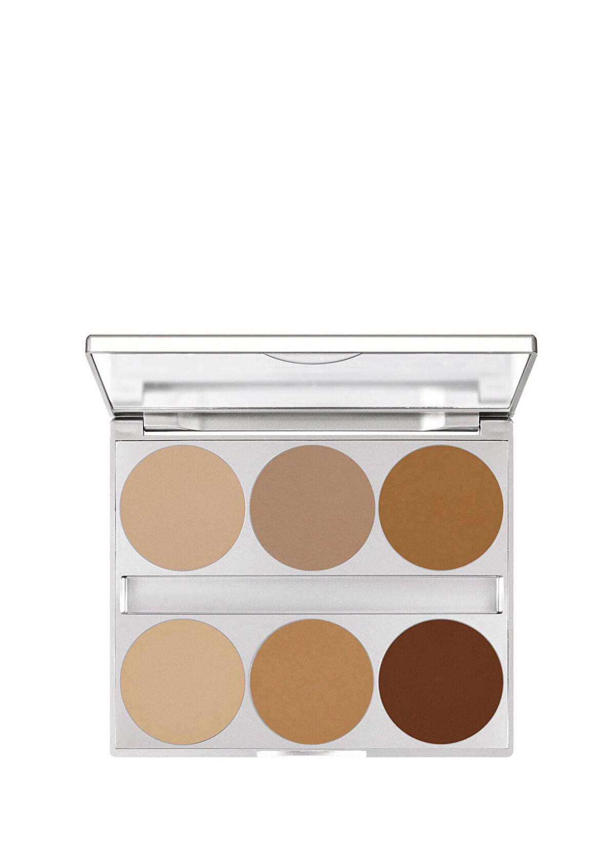 Kryolan Dual Finish Kuru Veya Islak Uygulanabilen Yumuşak 6 Renkli Pudra Fondöten - 1