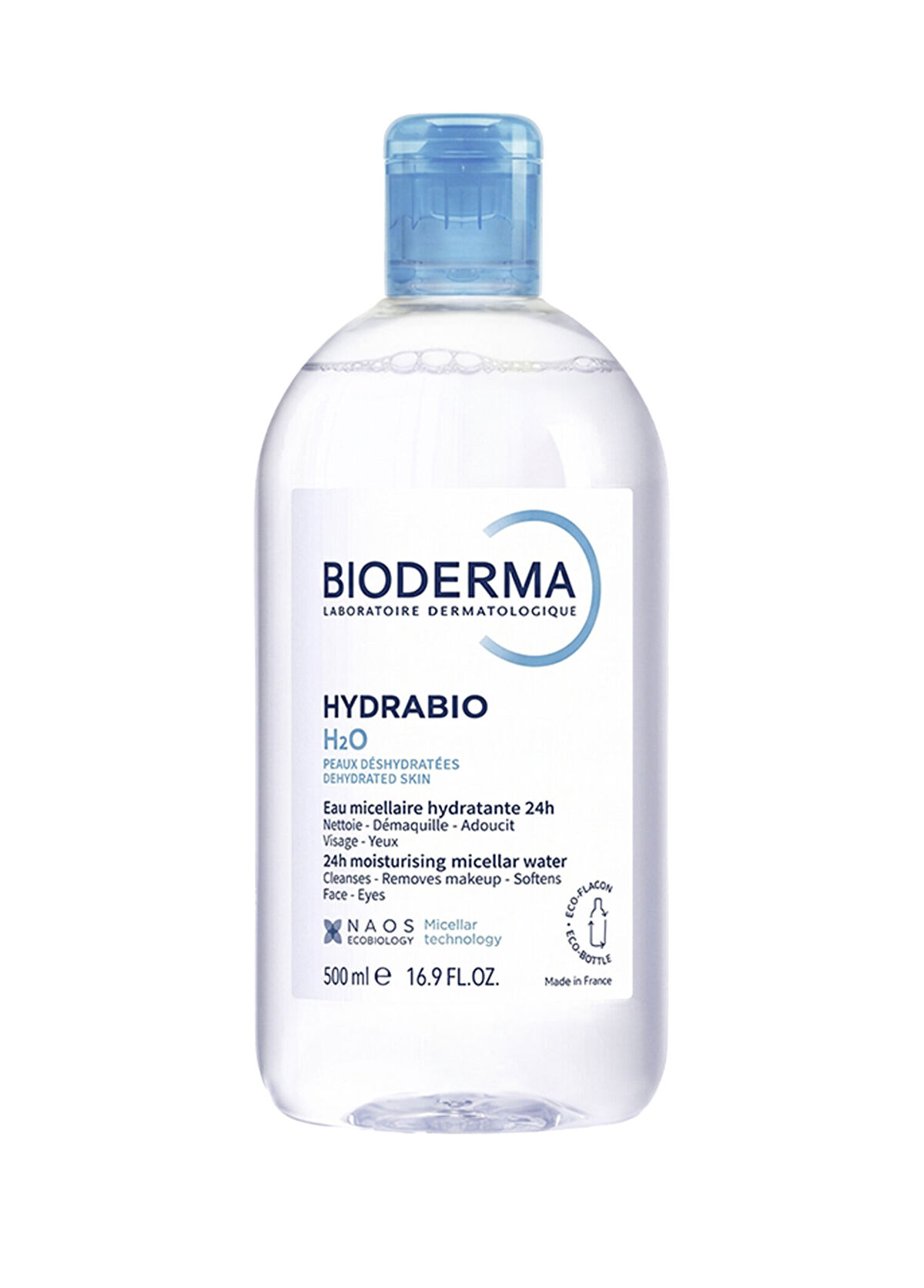Bioderma Hydrabio H2O Yüz ve Makyaj Temizleme Suyu 500 ml - 1