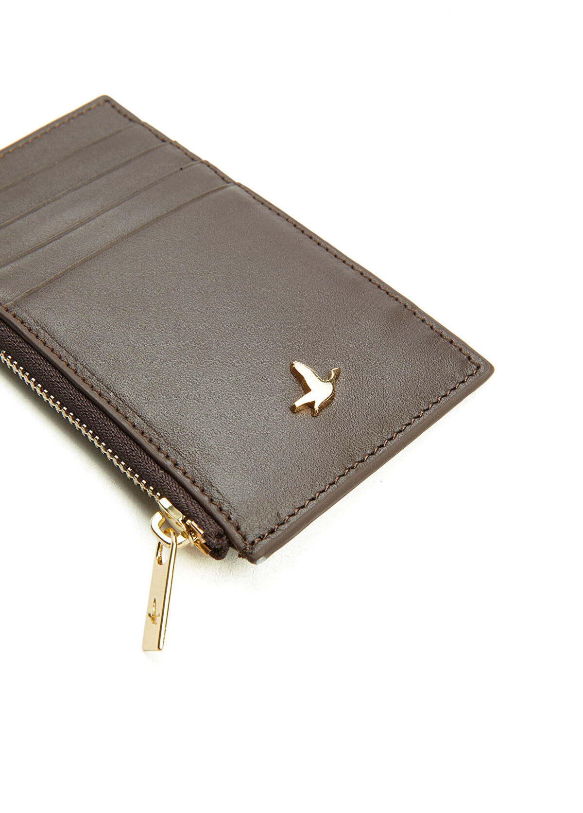 Beymen Club Brown Women's Leather Card Holder - 3