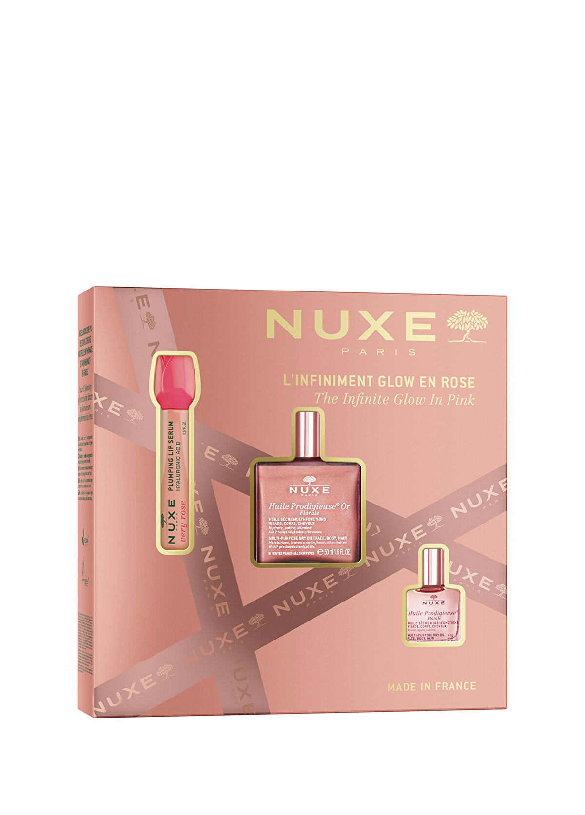 Nuxe HP Floral Or Dry Oil 50 ml +Very Rose Lip Serum 8 ml + HP Floral Dry Oil 10 ml - 1