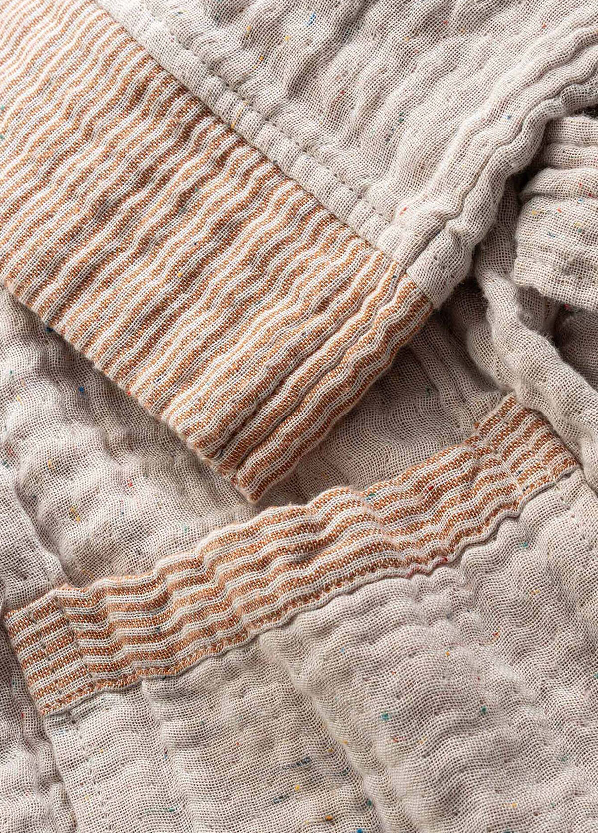 Ecocotton Melinda Terra Organic Cotton Muslin Woven Unisex Kids Bathrobe - 3