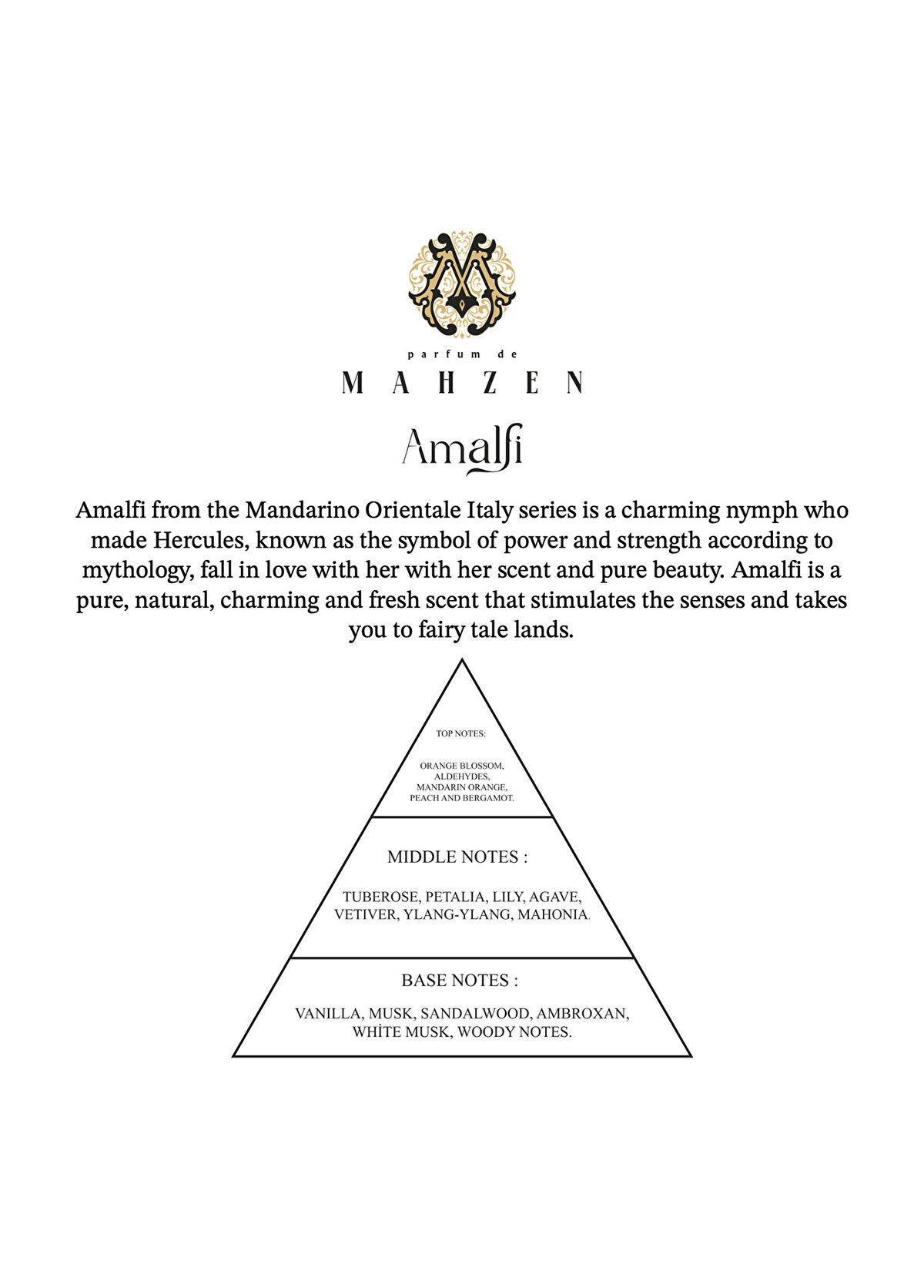 Parfum de Mahzen Amalfi EDP 100 ml Unisex Parfüm - 3