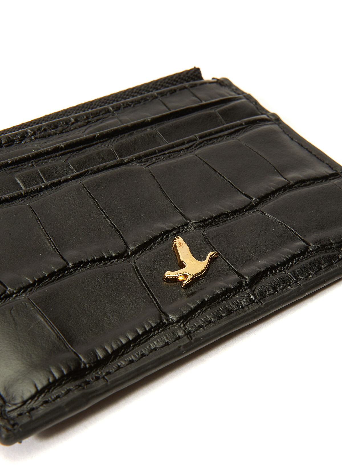 Beymen Club Siyah Krokodilli Kadın Deri Kartlık - 3