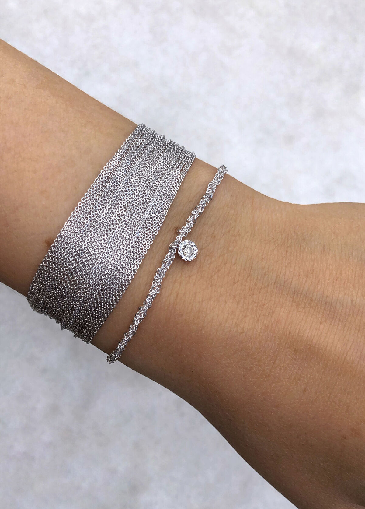 Ginza Design Jewelry Honey White 14 Ayar Altın Kadın Bileklik - 3