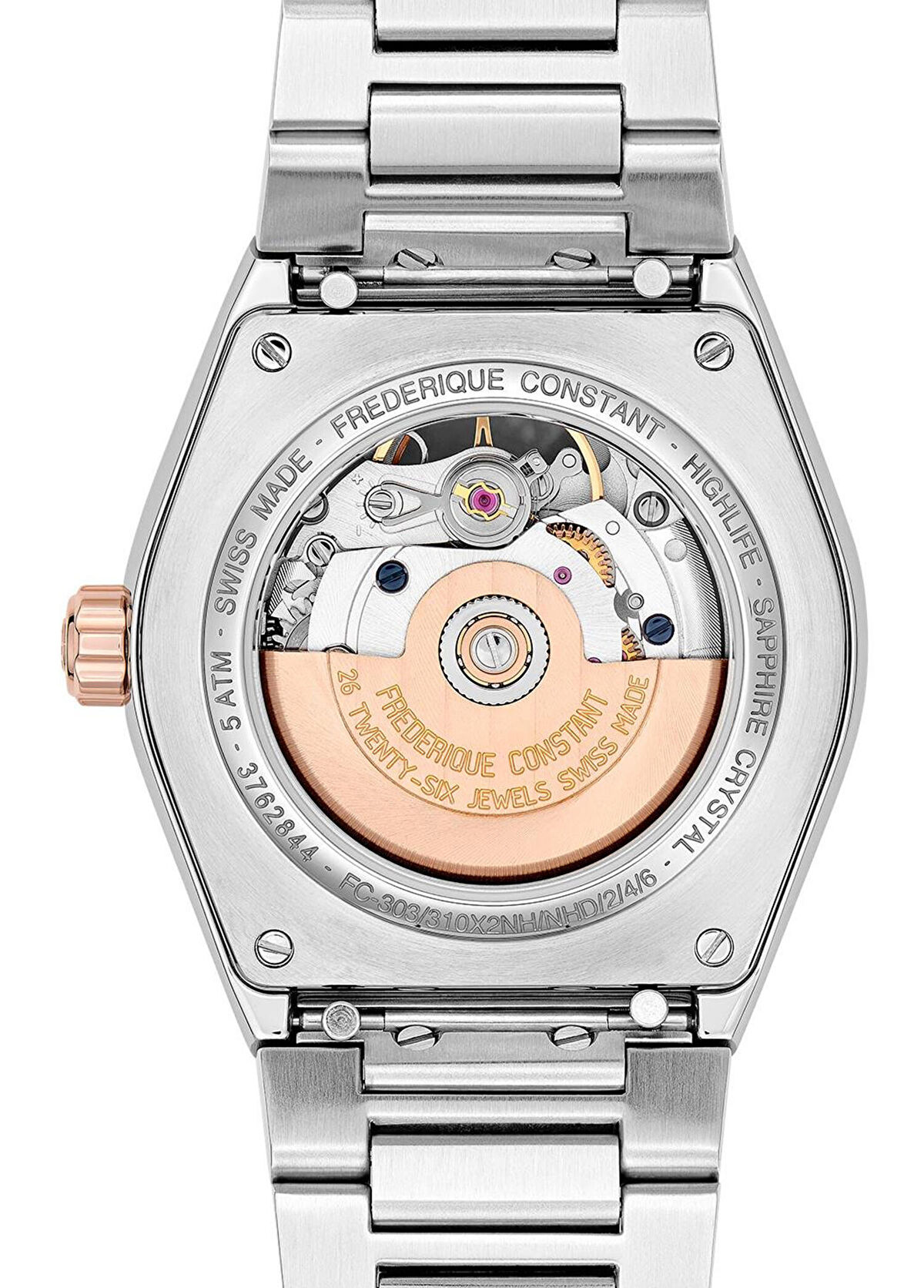 Frederique Constant Highlife Auto Ladies Heart Beat FC-310VD2NH2B Saat - 3