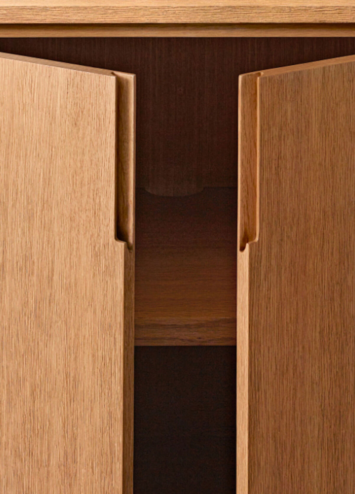 Latanwood Poseidon Naturel Meşe Ahşap 6 Kapaklı TV Konsolu - 3