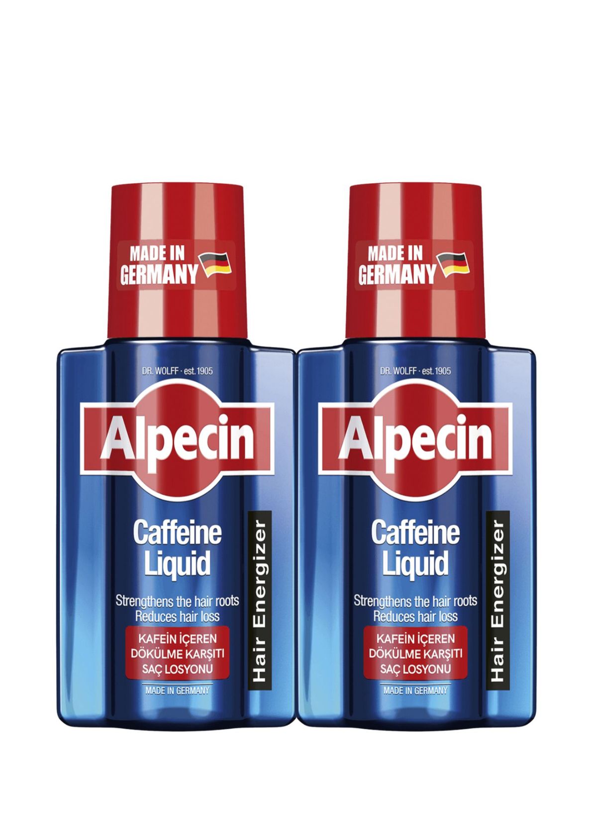 Alpecin Kafein İçeren Dökülme Karşıtı Saç Losyonu 200 ml x 2  - 1