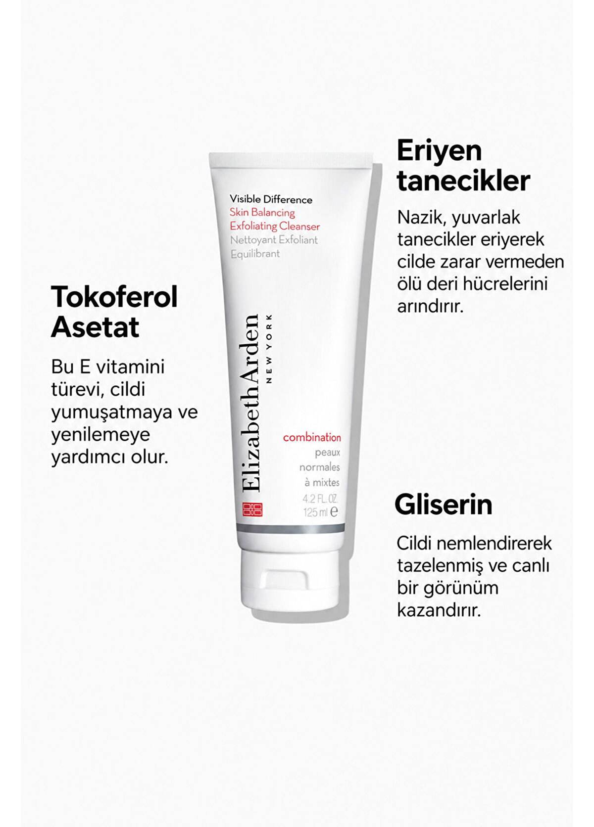 Elizabeth Arden Visible Difference Skin Balancing Exfoliating Cleanser Purifying Facial Cleanser 125 ml - 3