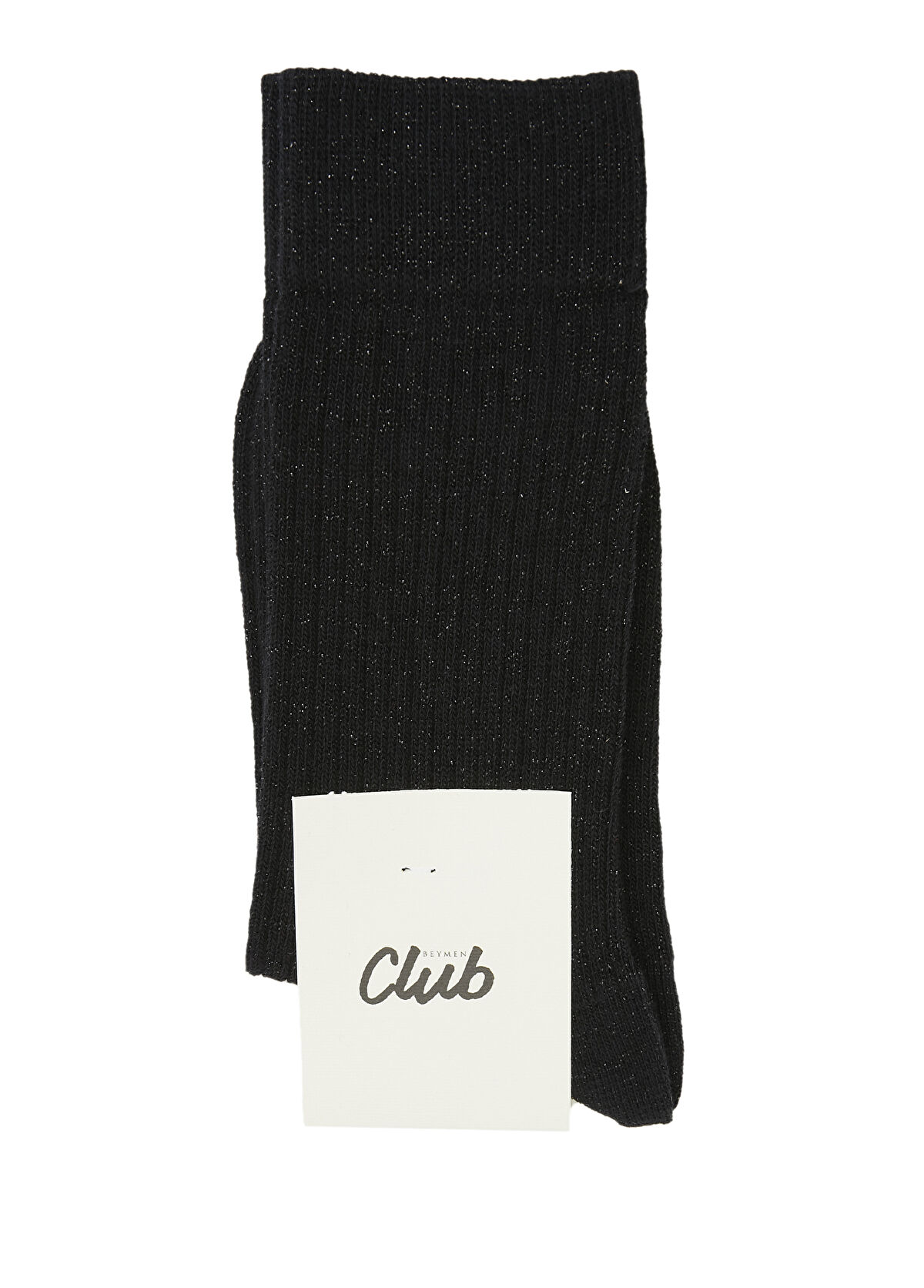 Beymen Club Siyah Kalın Ribli Kadın Çorap - 1