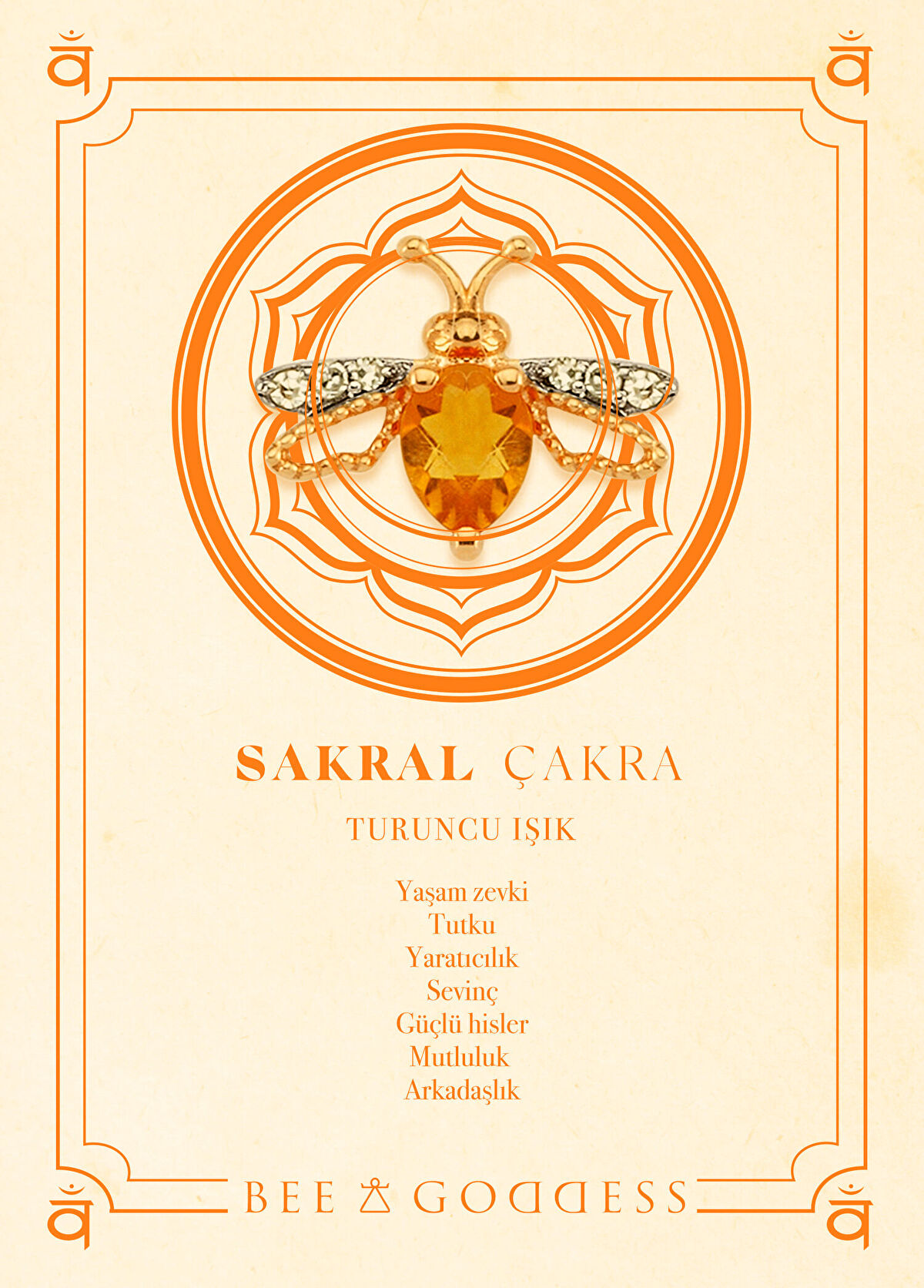 Bee Kadın Altın Kolye - Görsel 4