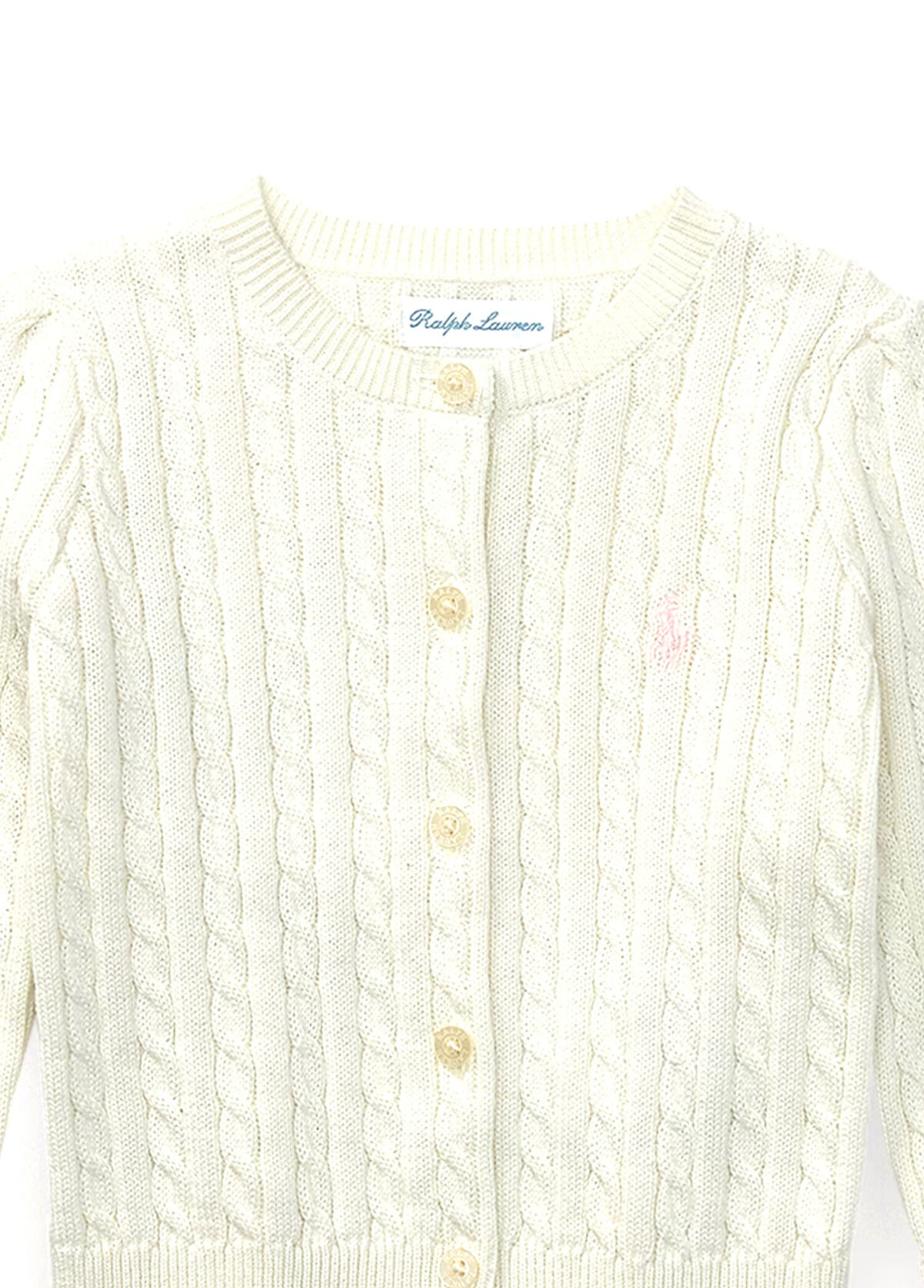 Polo Ralph Lauren Bej Unisex Bebek Hırka - 3