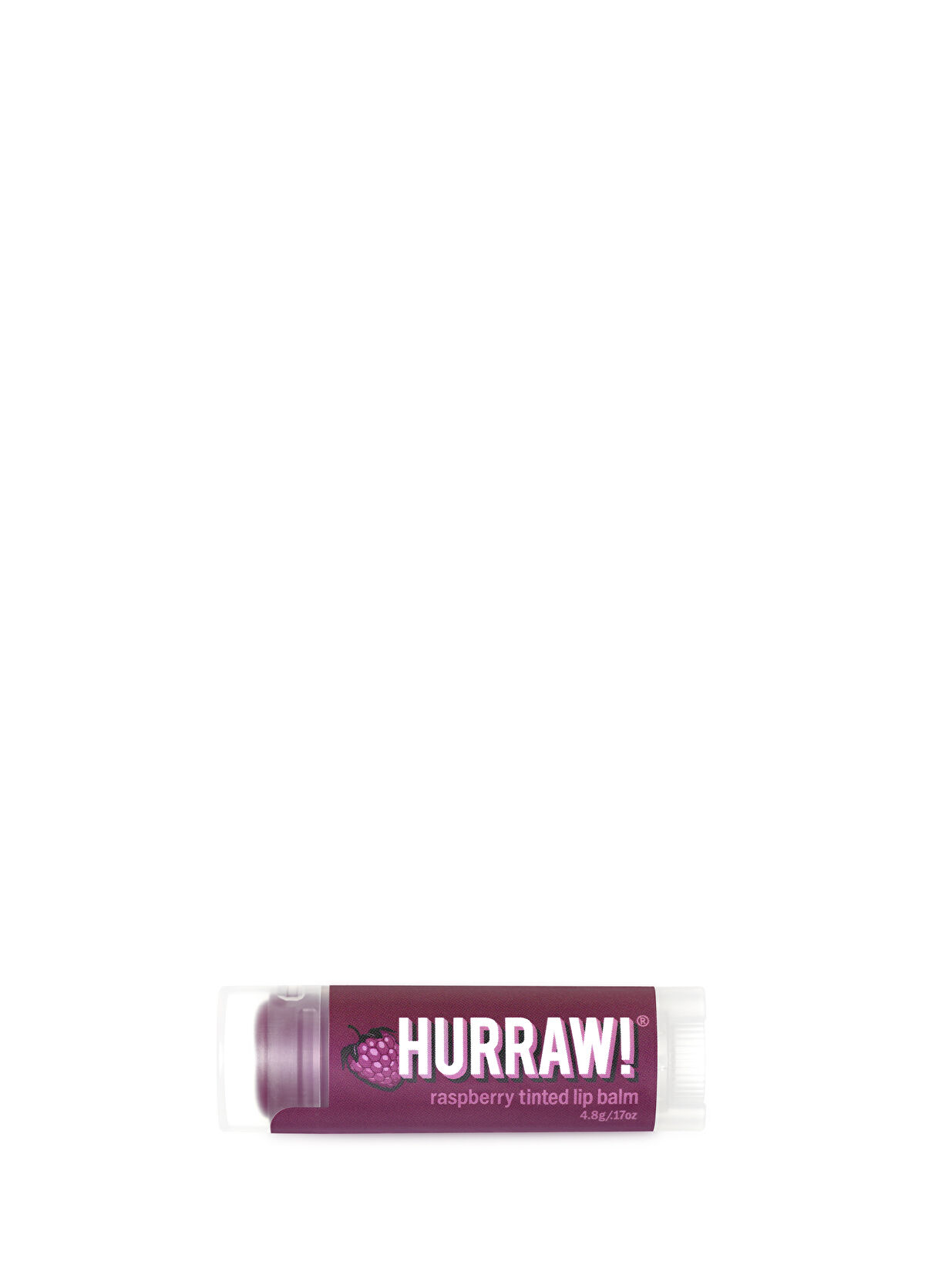 Hurraw Vegan Raspberry Tinted Lip Balm with Raspberry Flavor - 1