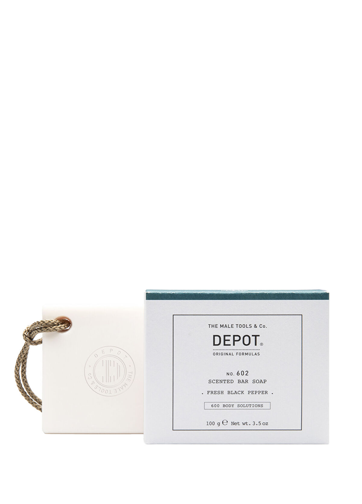 Depot No. 602 Scented Bar Soap Fresh Black Pepper Erkekler İçin Katı Sabun 30 gr - 1