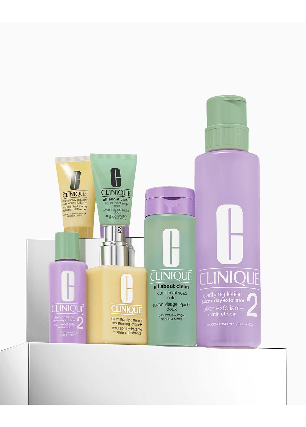 Clinique 3 Step Set: Kuru Karma Ciltler İçin - 1