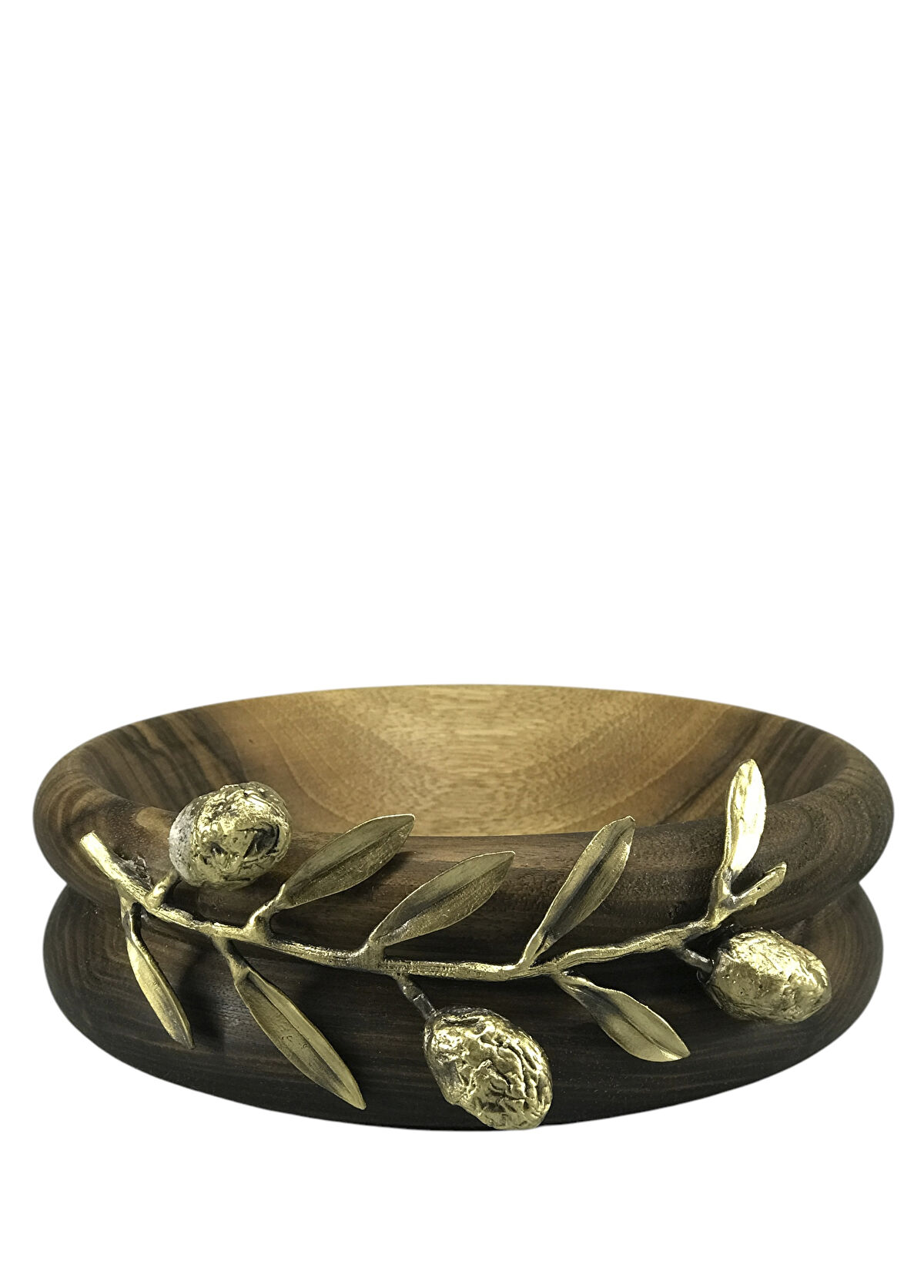 Woodstory Design Brown Wooden Serving Plate - 3