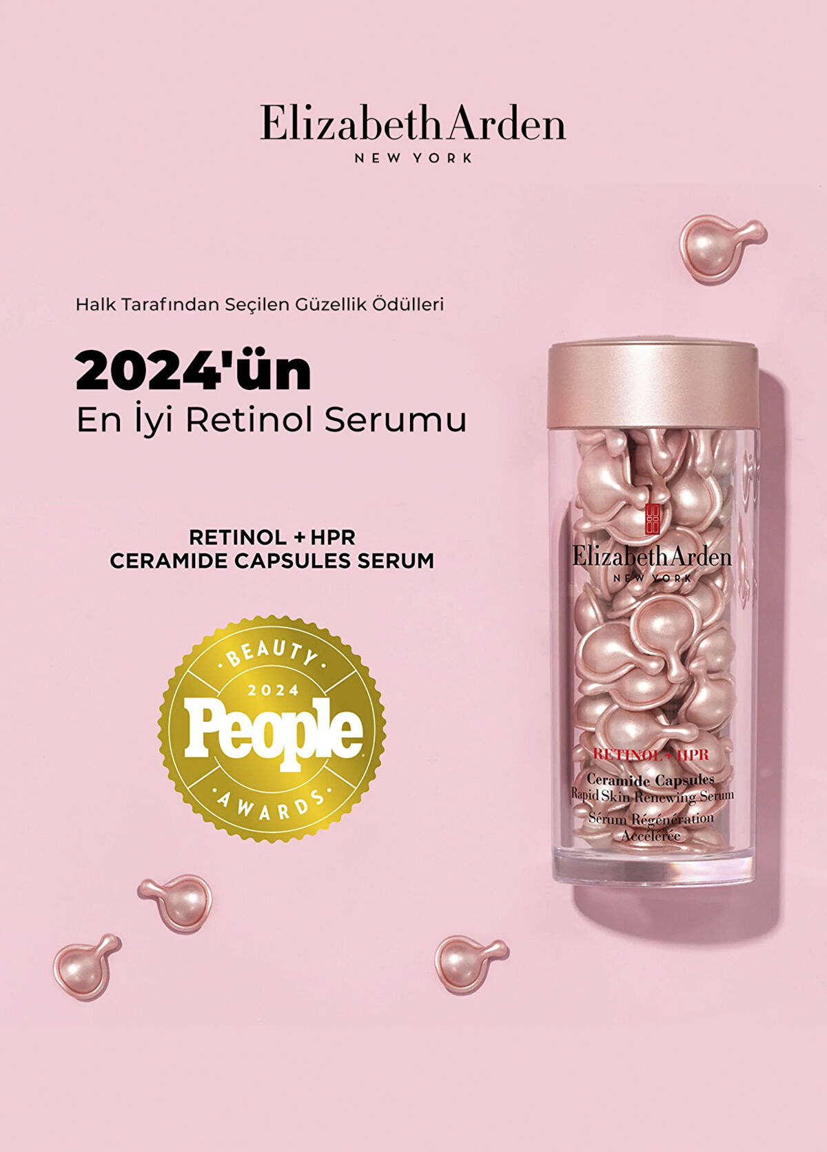 Elizabeth Arden Retınol + Hpr Ceramide Capsules 60 Kapsül Yaşlanma Karşıtı Kapsül Cilt Serumu - 3