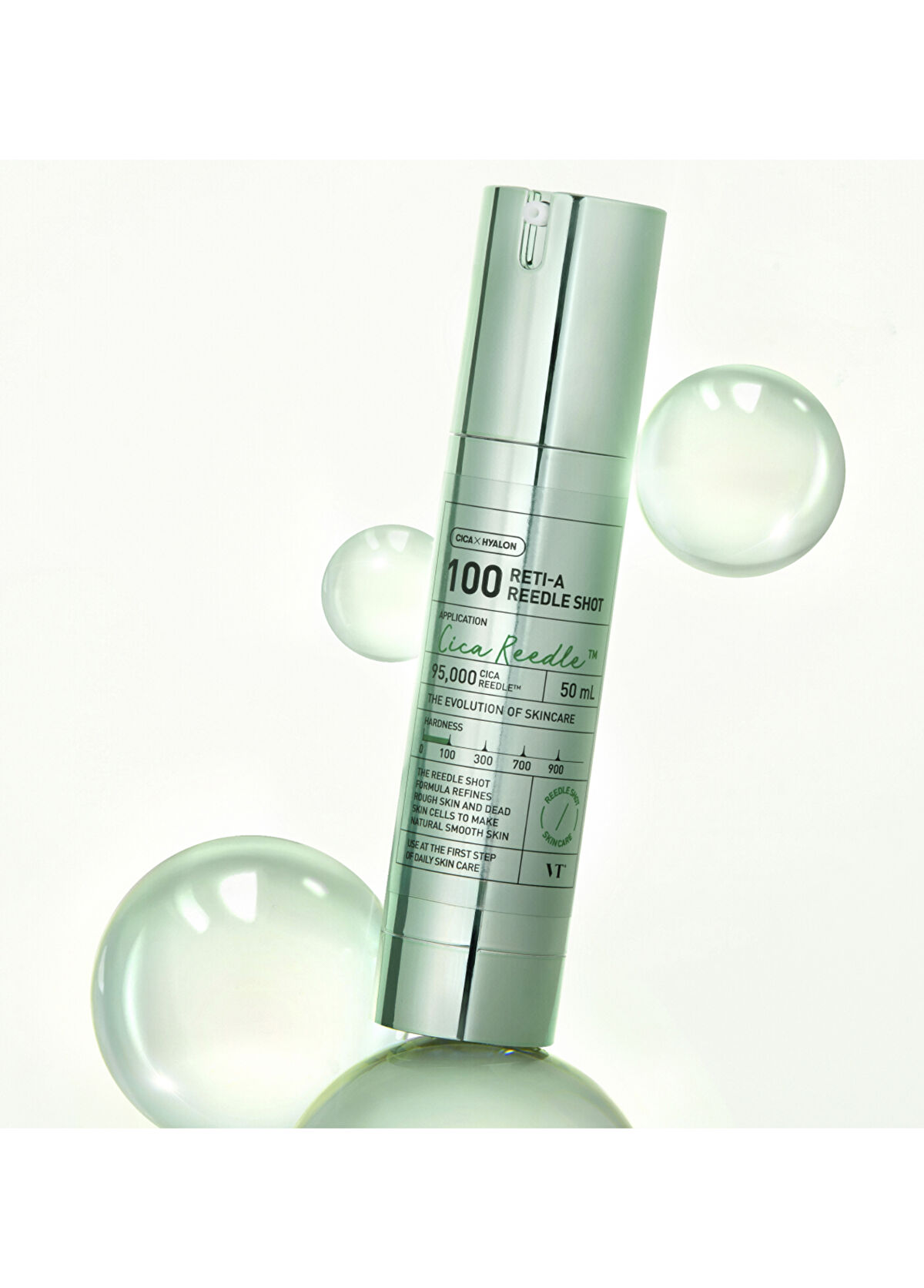 VT Cosmetics Reti-A Reedle Shot 100 İnce Çizgi Geniş Gözenek Karşıtı Retinollü Mikro Bakım Ampulü Cilt Serumu 50 ml - 3