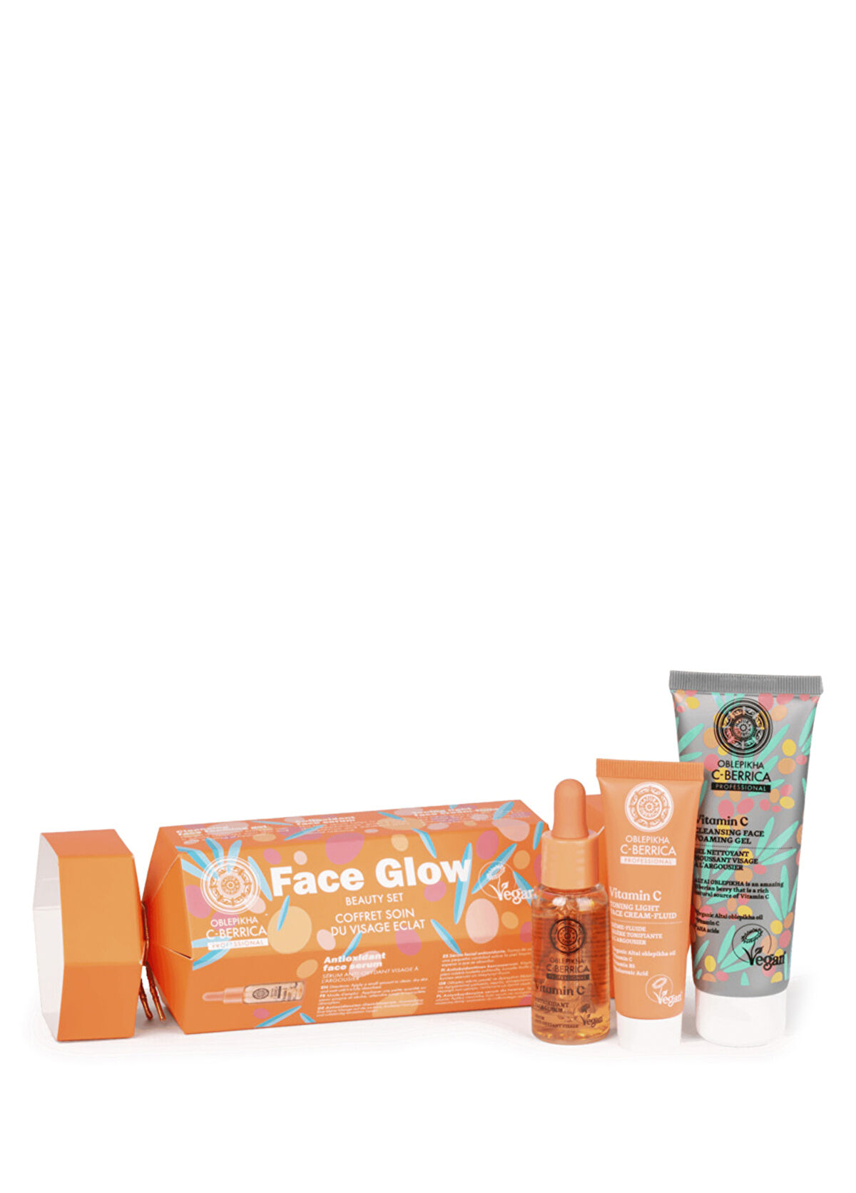 Natura Siberica Oblepikha C-Berrica Işıltı Etkili Arındırıcı Nemlendirici Cilt Bakım Seti  - 1