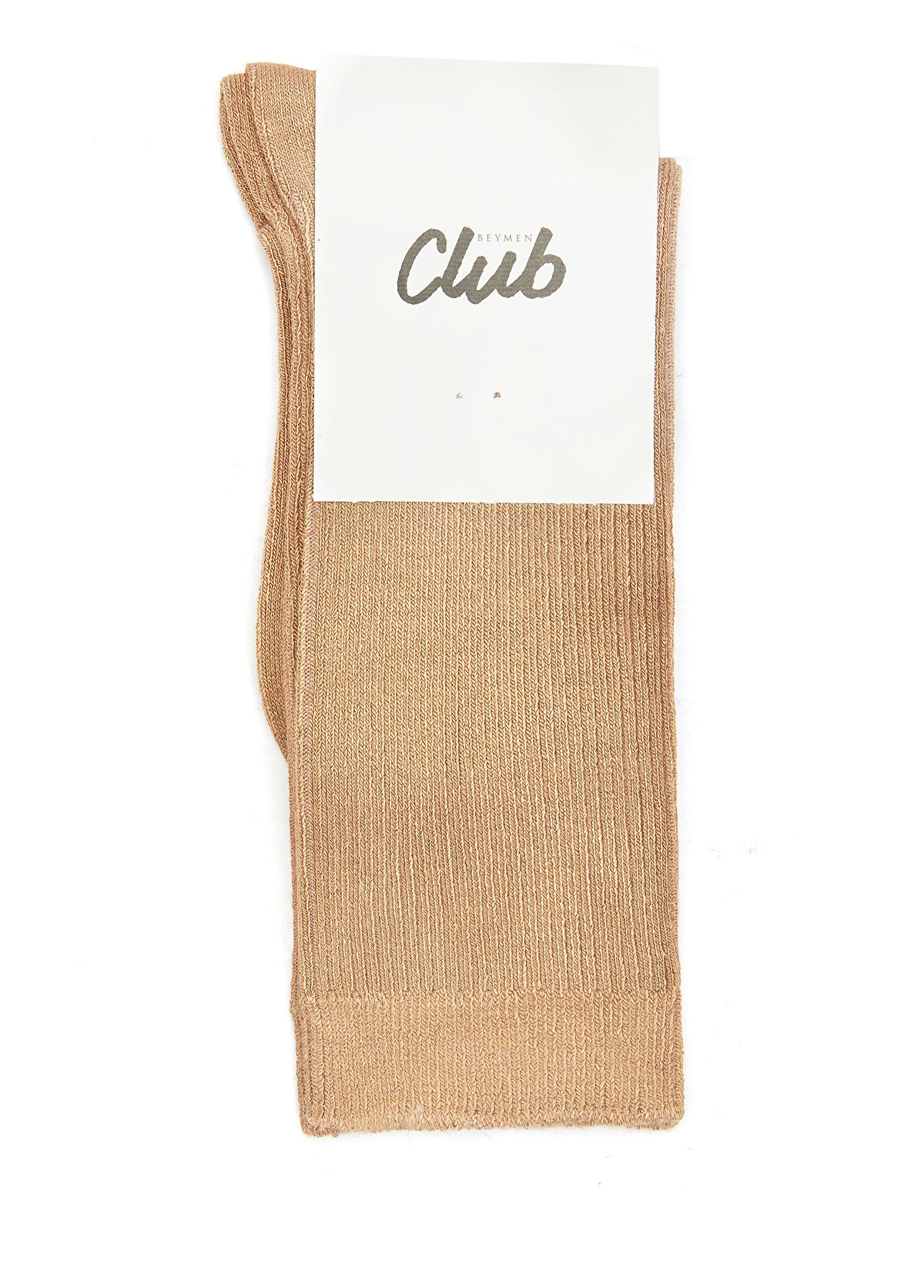 Beymen Club Kamel Ribli Kadın Bambu Çorap - 1