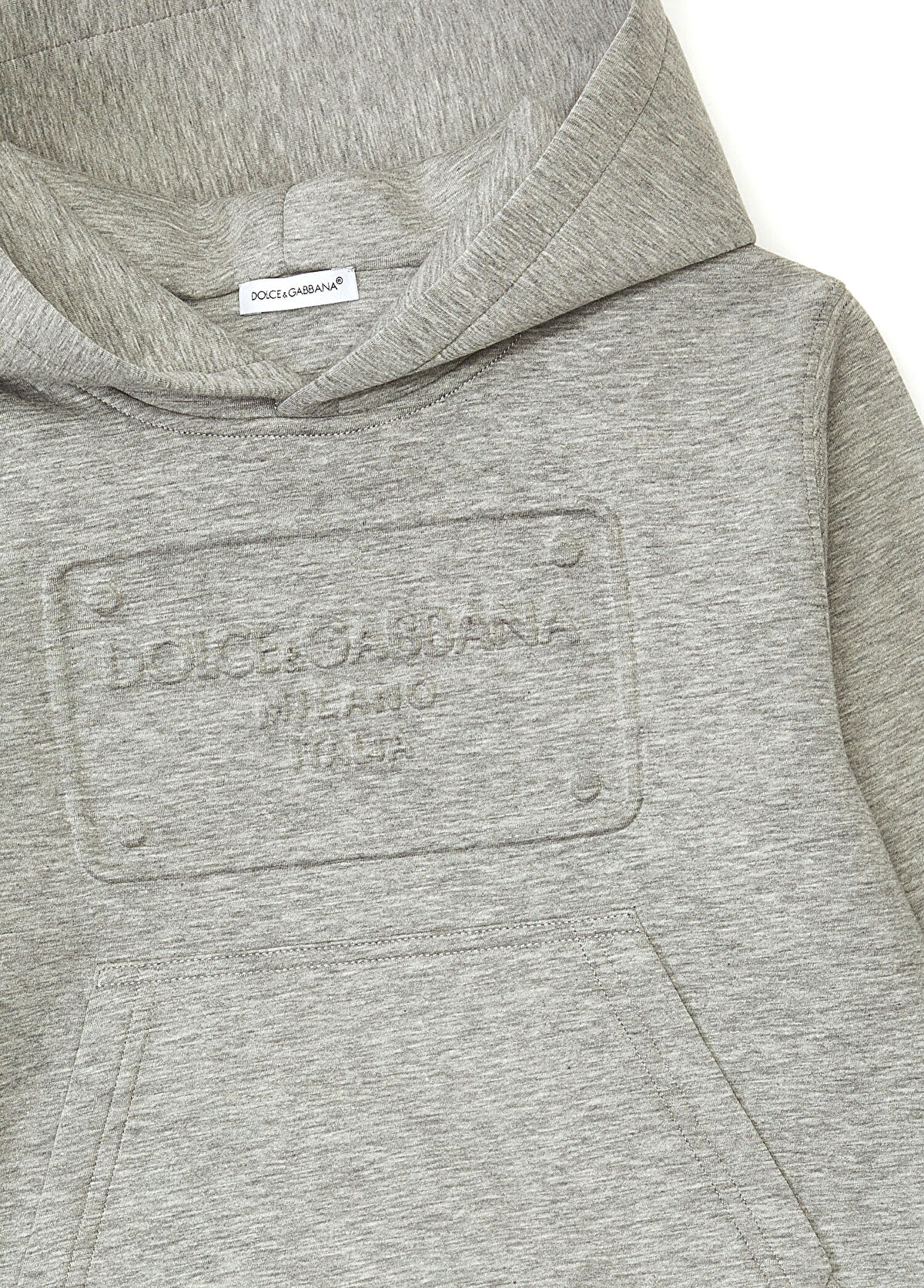 Dolce&Gabbana Gri Kapüşonlu Erkek Çocuk Sweatshirt - 3