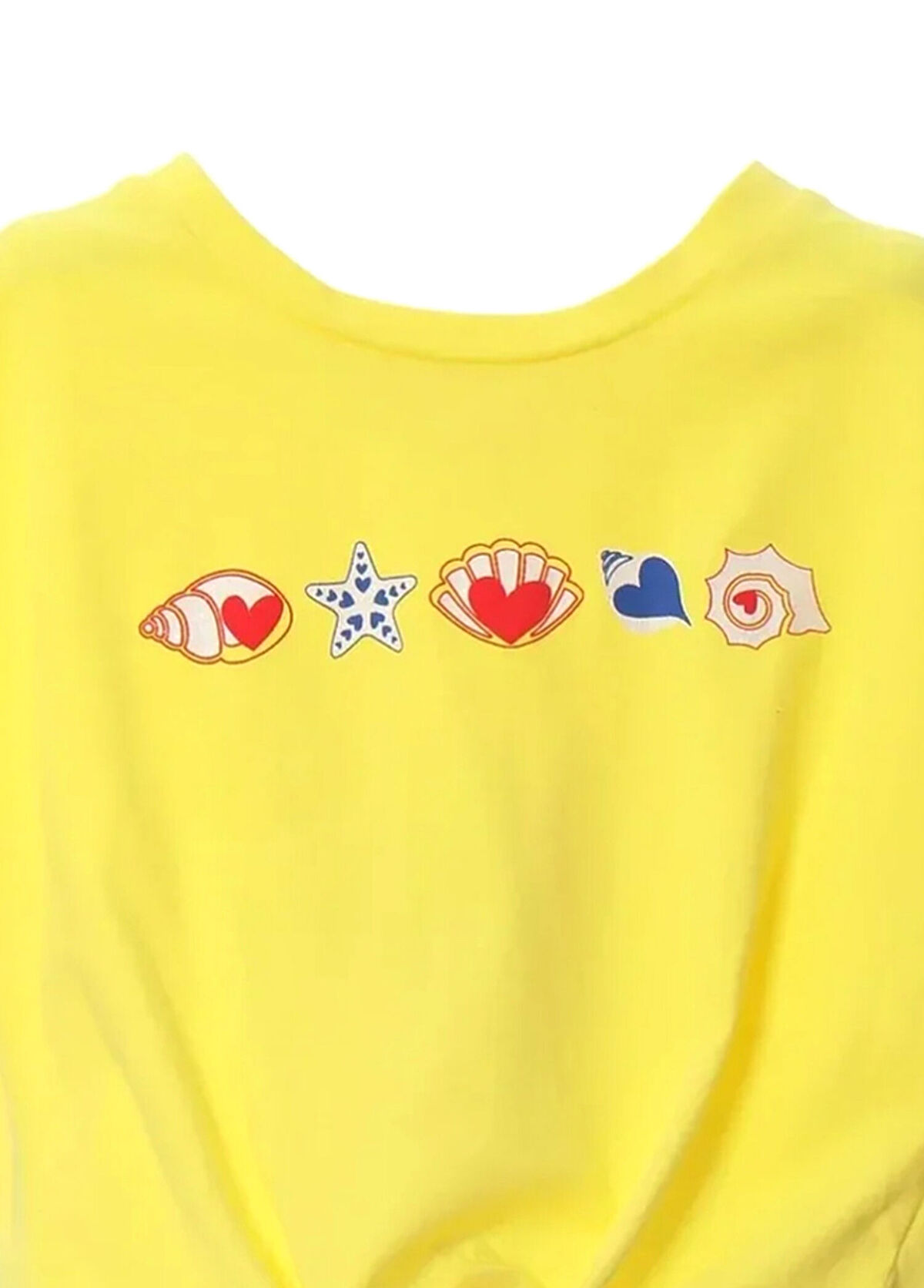 Agatha Ruiz de la Prada Vigo Sarı Düğüm Detaylı Kız Çocuk T-shirt - 3